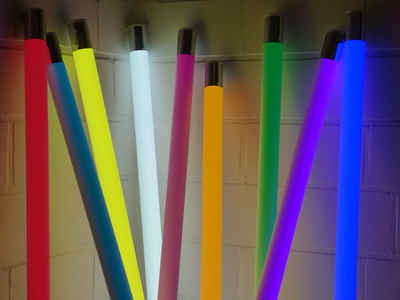 XENON LED Wandleuchte 10195 LED Stab Hell 1,53m 34,56W 4Zonen-Fernbedienung Mehrfarbig RGB, LED, Xenon / Mehrfarbig RGB
