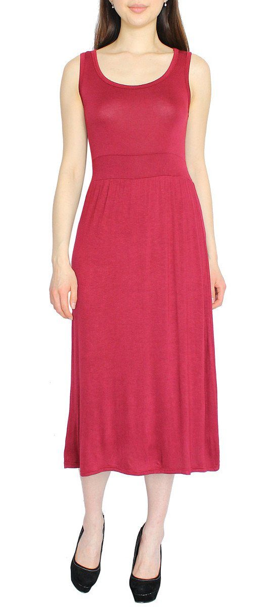 dy_mode Jerseykleid Damen Maxikleid Jersey Kleid günstig online kaufen