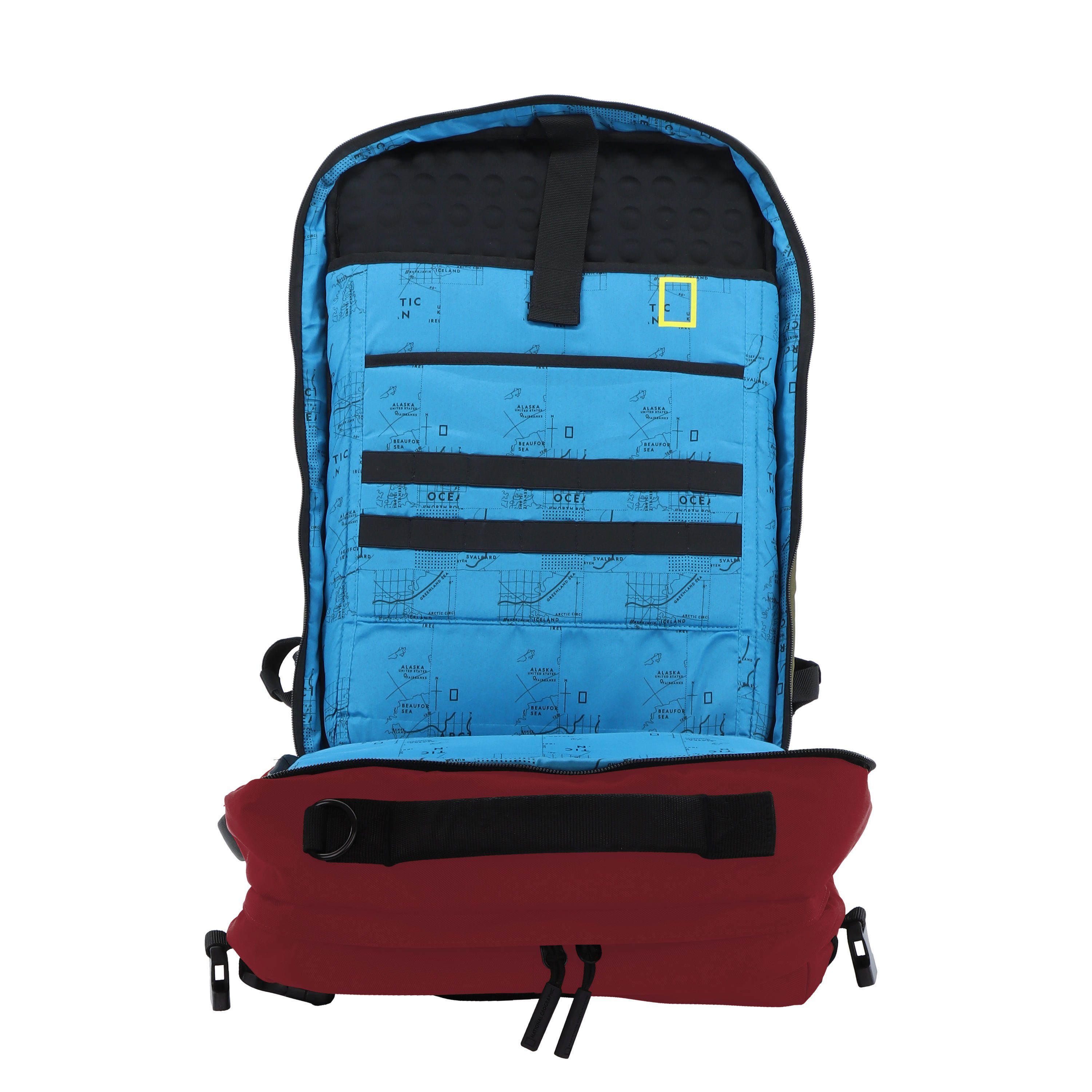 NATIONAL GEOGRAPHIC Cityrucksack OCEAN, aus recycelten PET-Flaschen