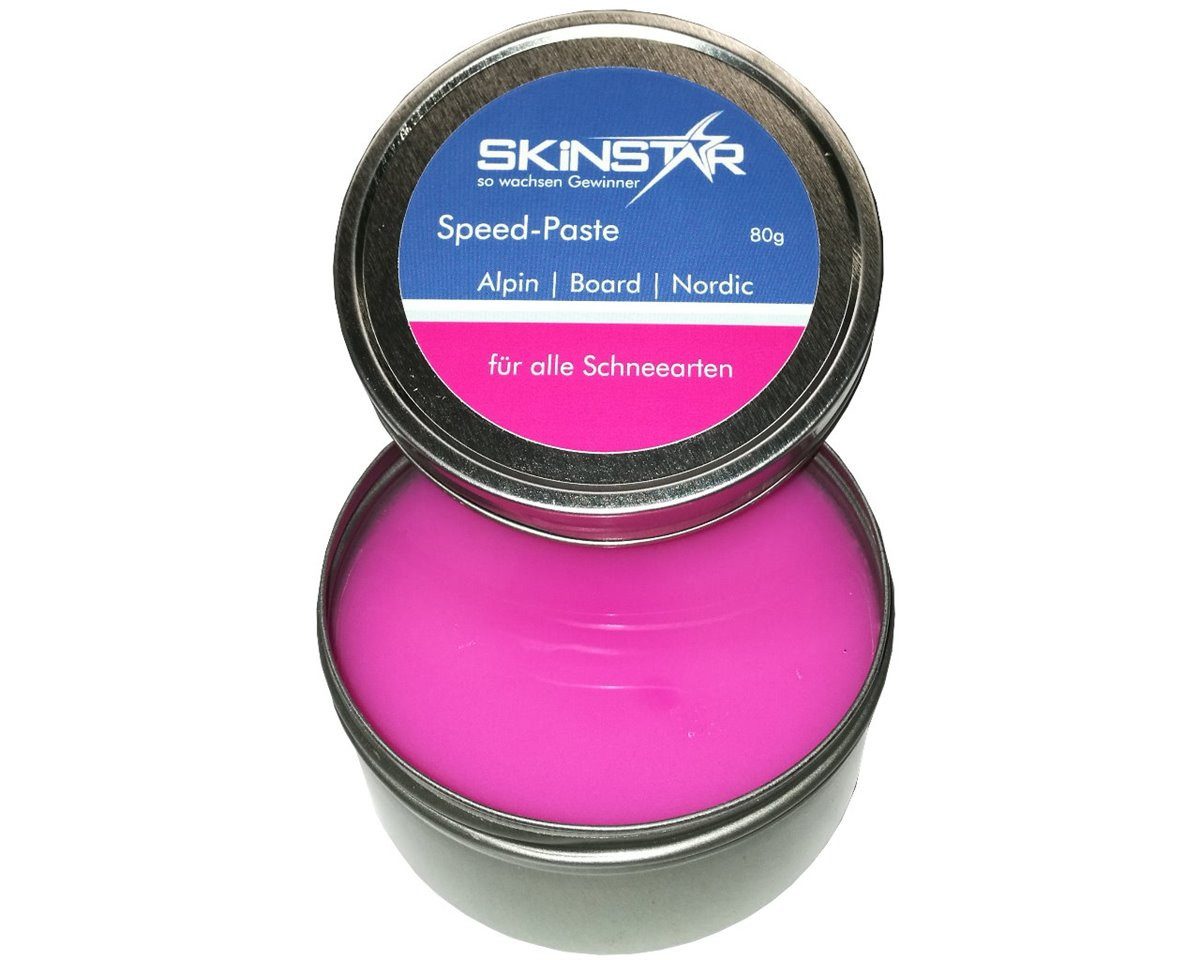 SkinStar Ski SKINSTAR Racing Speed Paste Skiwax Skiwachs Wachs 80g Fleece