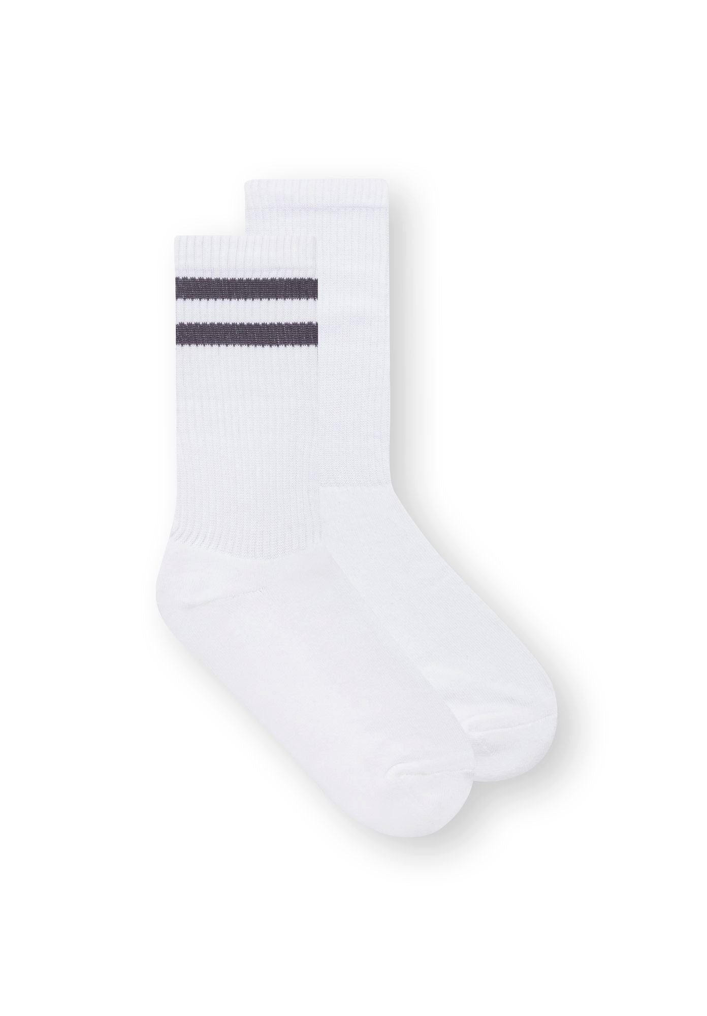 ThokkThokk Tennissocken Crew Socks (Pack, 2-Paar) White/Black Stripes