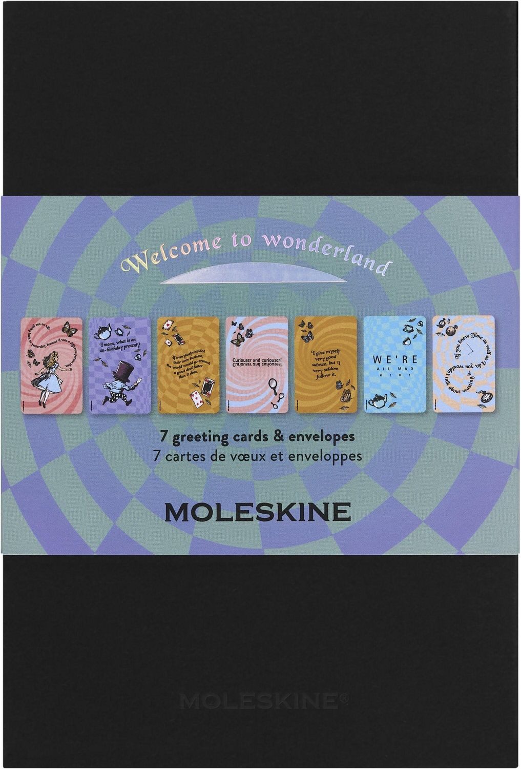 Moleskine Alice im Wunderland Postkarten (7 Stück) / diverse