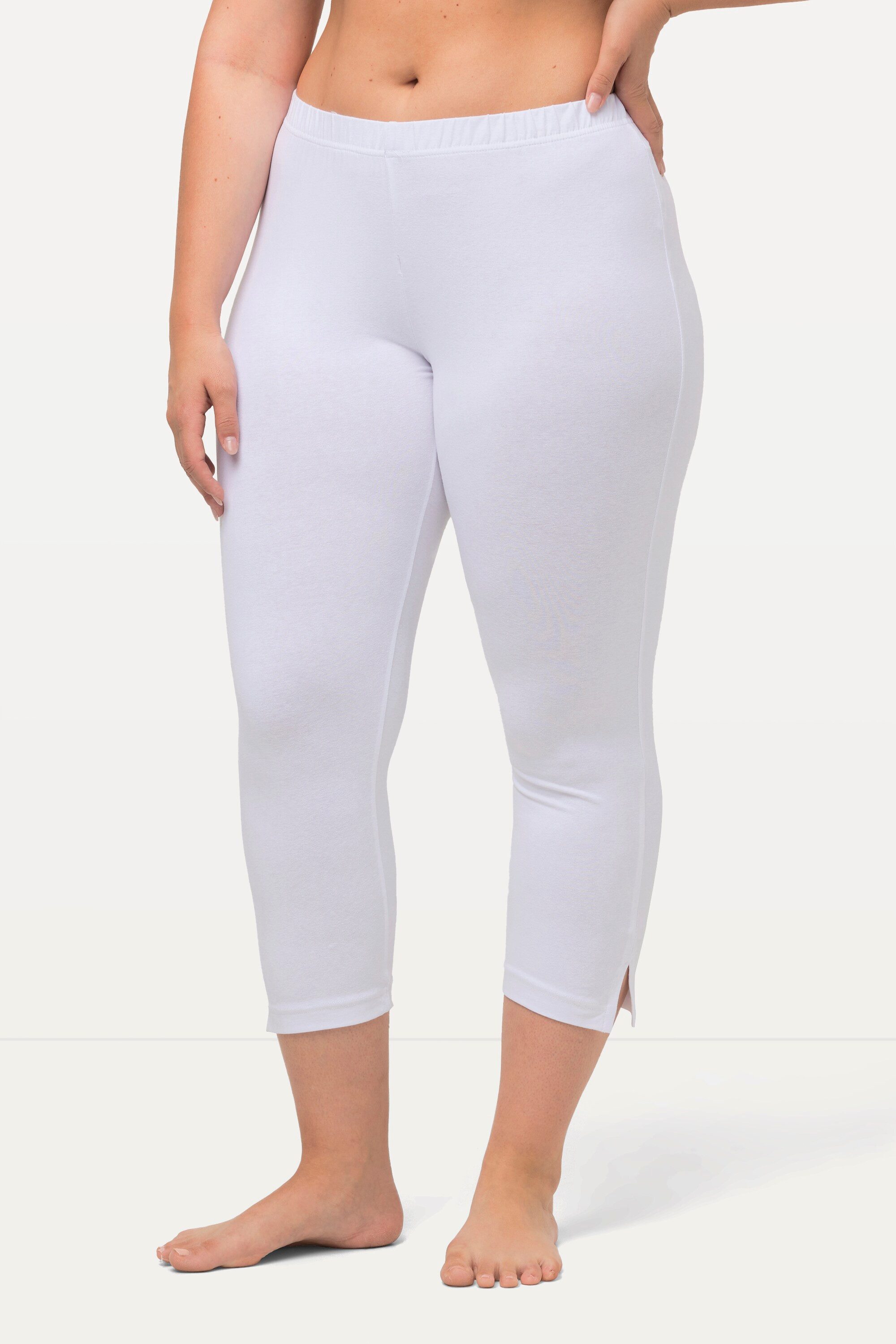 Ulla Popken Funktionshose bis 76 Caprihose Klassische 7/8 Hose in Uni günstig online kaufen