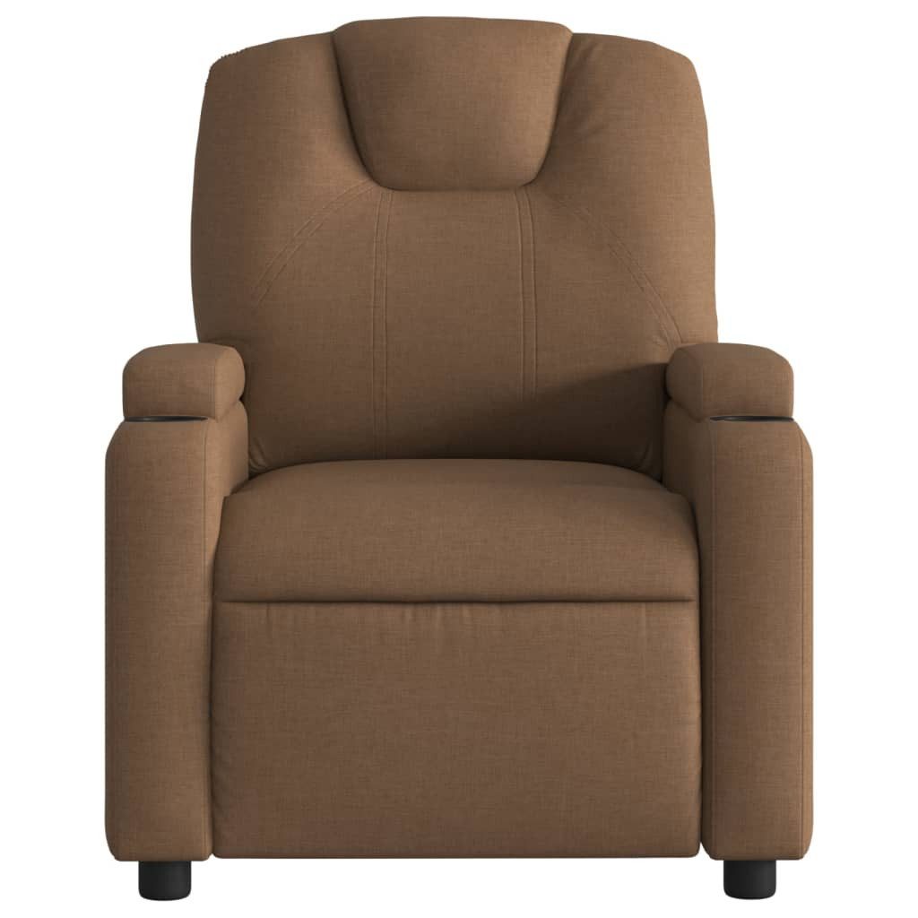 vidaXL Relaxsessel, Relaxsessel Braun Stoff