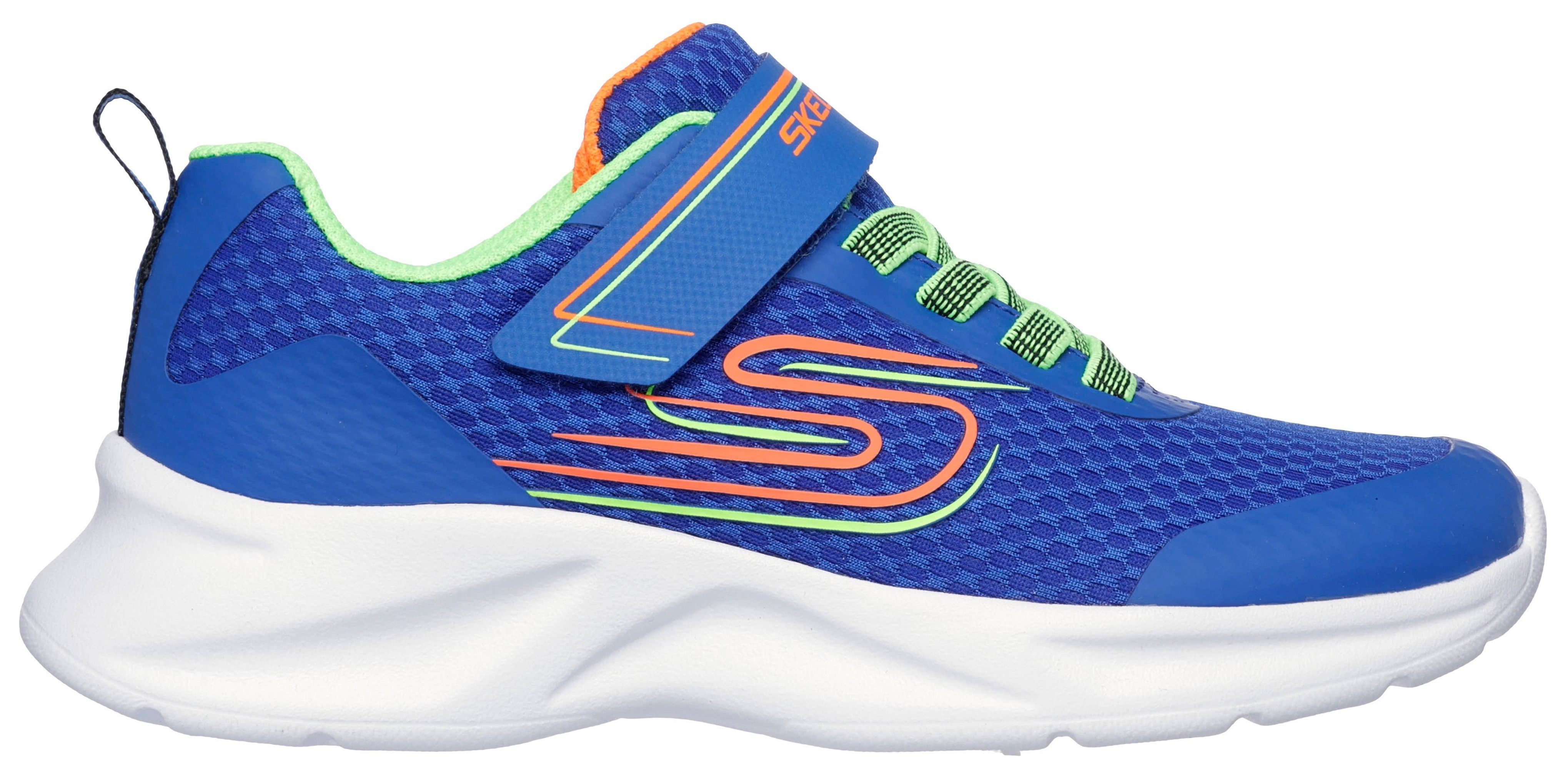 Skechers DYNAMATIC Slip-On Sneaker Freizeitsneaker, Schlupfschuh, mit Gummizug und Klettriemchen