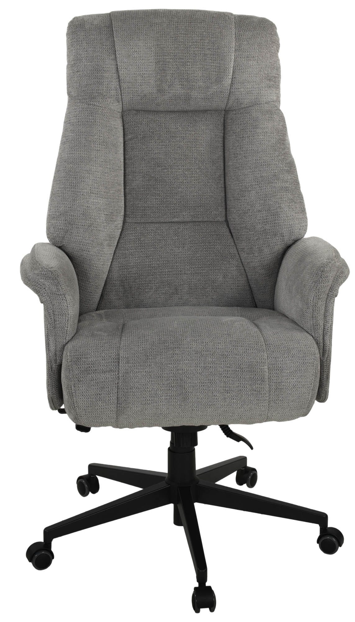 Duo Collection Chefsessel Otto, 150 kg belastbar, grau, Webstoff - 74x122x74cm (BxHxT)