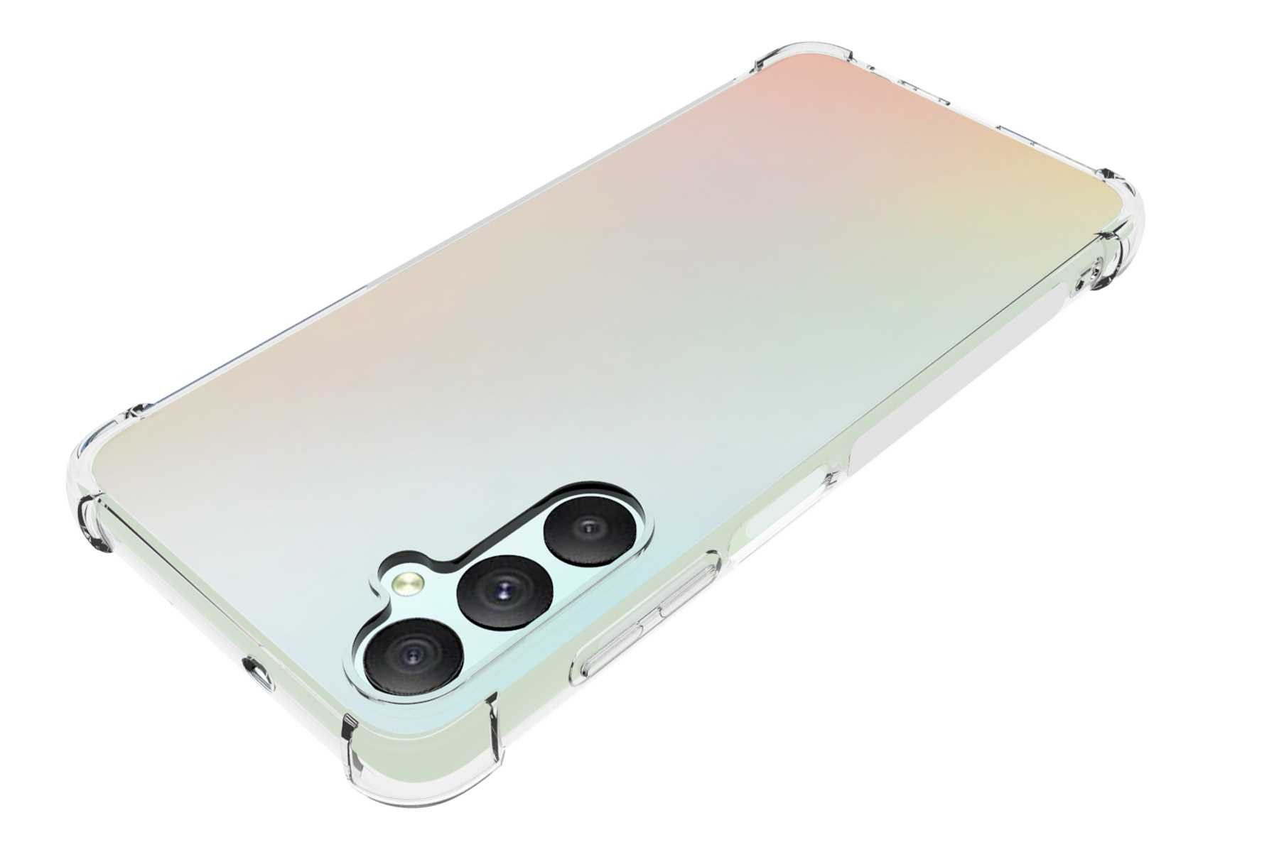 mtb more energy Smartphone-Hülle Clear Armor Case für Samsung Galaxy A05s (SM-A057), Transparente TPU Schutzhülle Case Backcover mit Anti-Shock Verstärkung – Bild 5 von 5