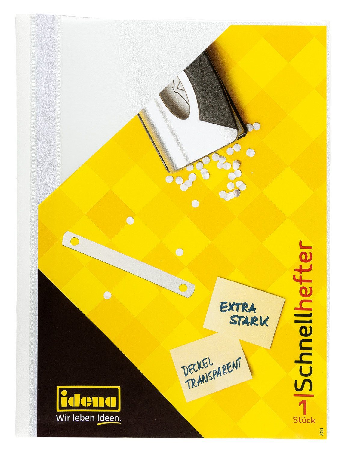 Idena Hefter Idena Schnellhefter A4 PP weiß extra stark