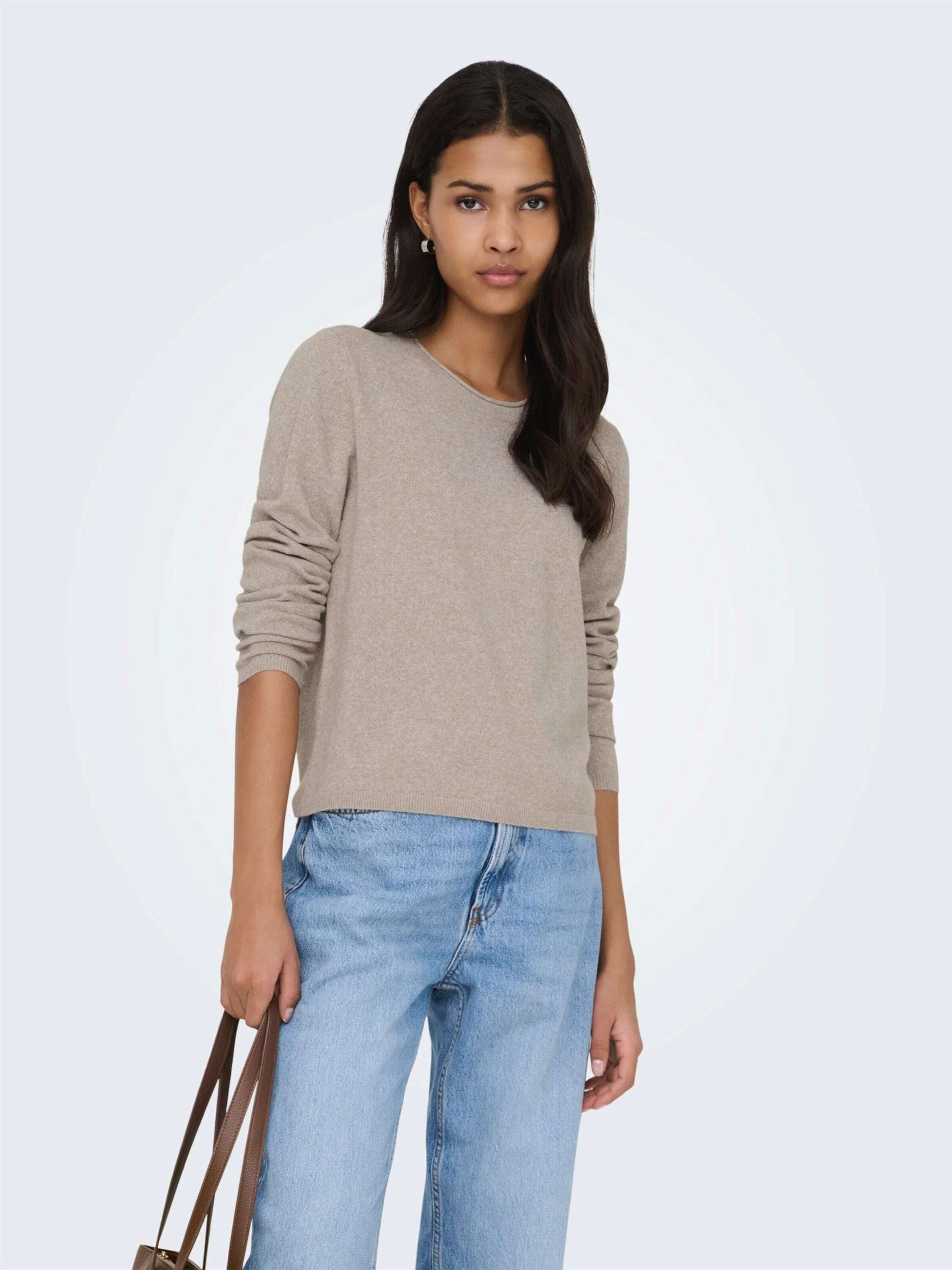 ONLY Rundhalspullover ONLLoyal (1-tlg) Plain/ohne Details