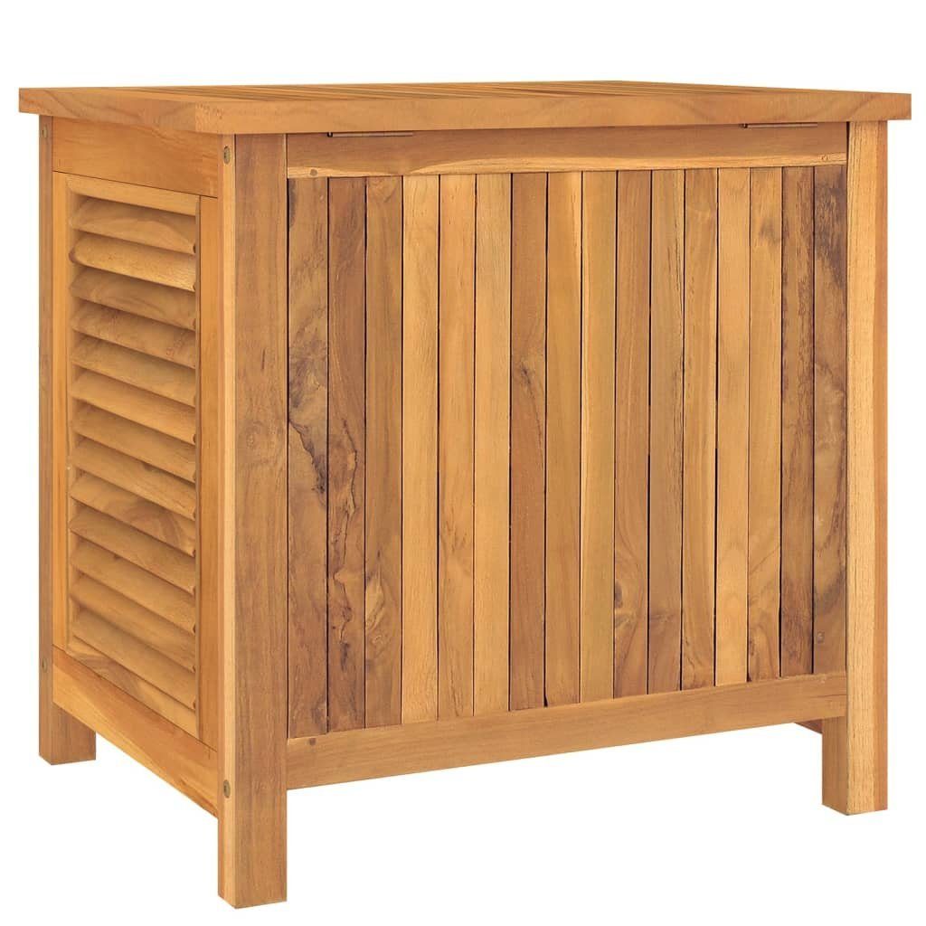 vidaXL Gartenbox Gartenbox mit Beutel cm Teak 60x50x58 Massivholz