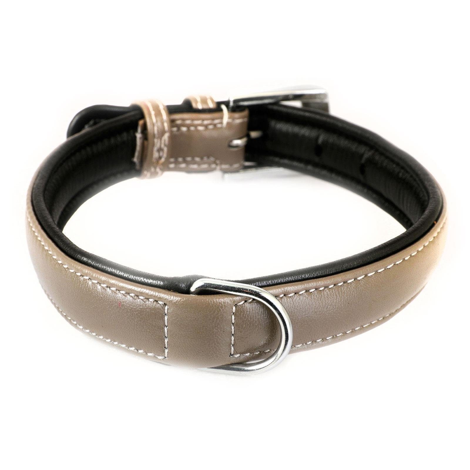 Monkimau Hunde-Halsband Hundehalsband aus Leder, Leder