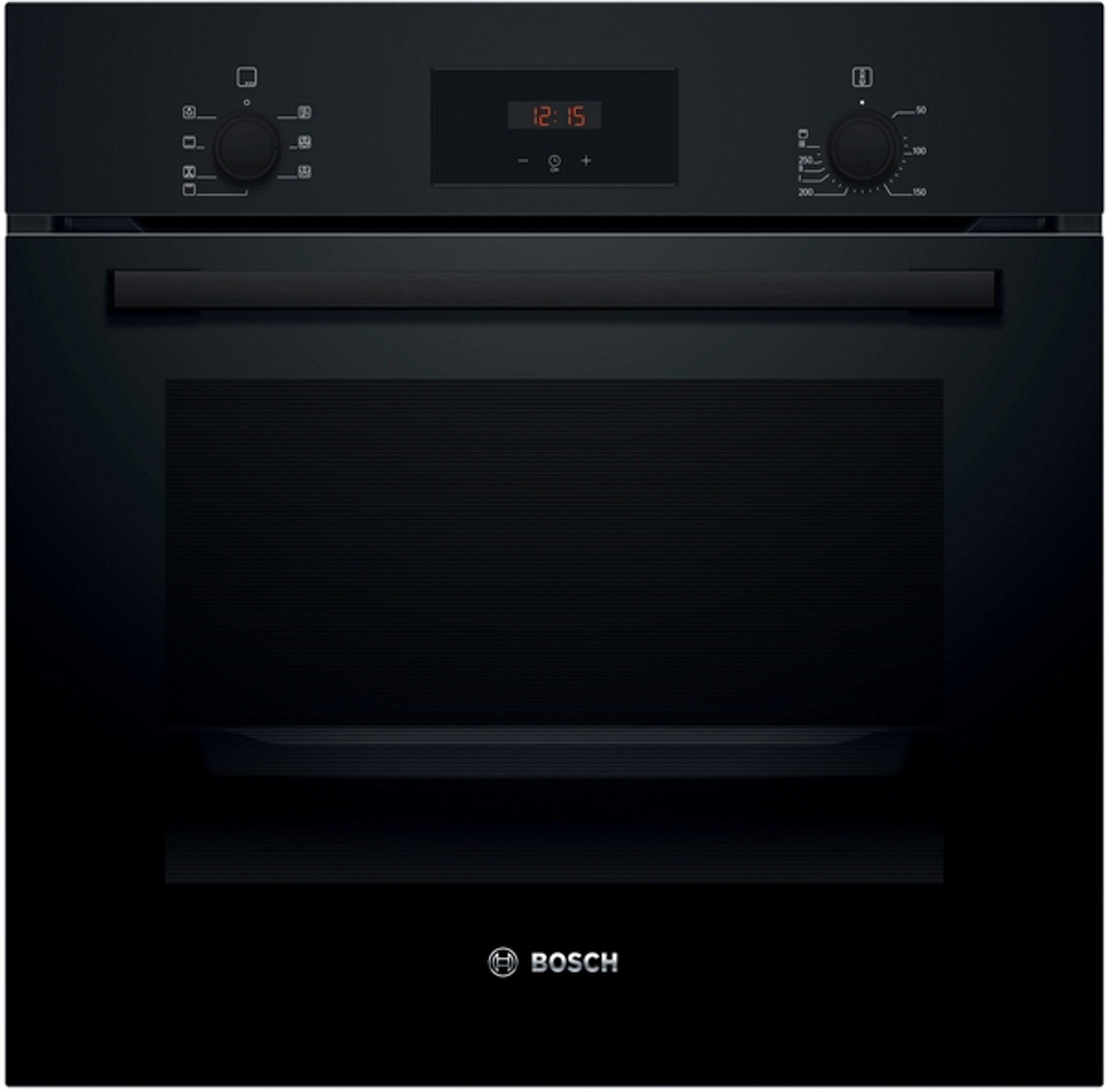 BOSCH Einbaubackofen 2 HBF133BA1, mit nachrüstbar, 3D-Heißluft, Halogen-Innenbeleuchtung