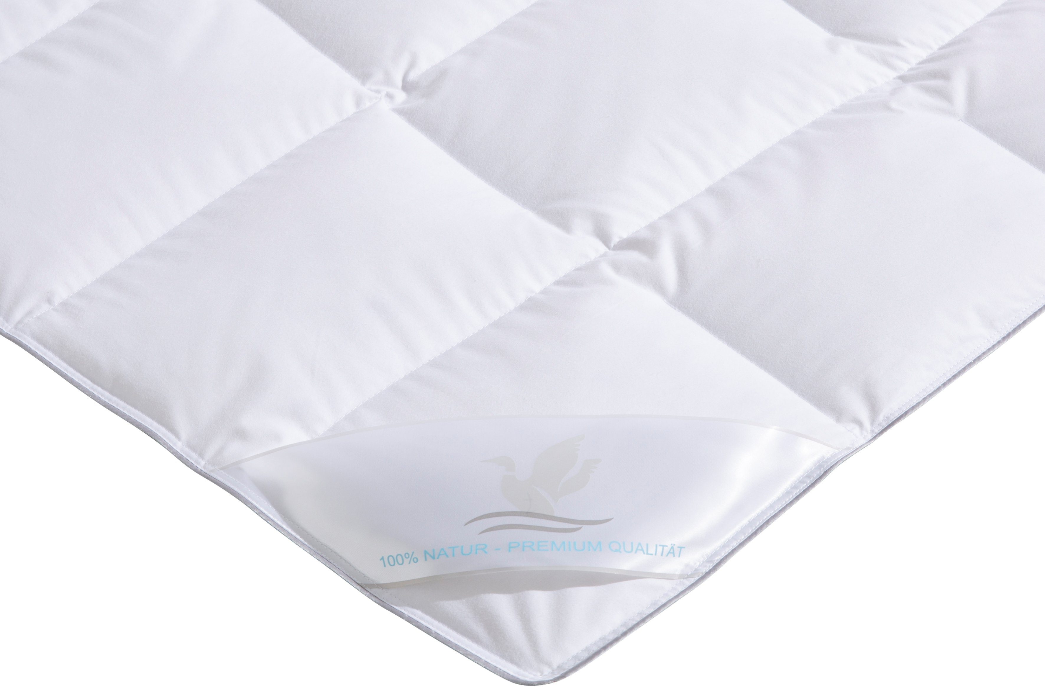 Otto Keller Daunenbettdecke Star, Bettdecken für Sommer oder Winter, Decke, Ganzjahresdecke, Füllung: 100% Daunen, Bezug: 100% Baumwolle, Bettdecke 135x200 cm, 155x220 cm und weitere Größen, Made in Germany