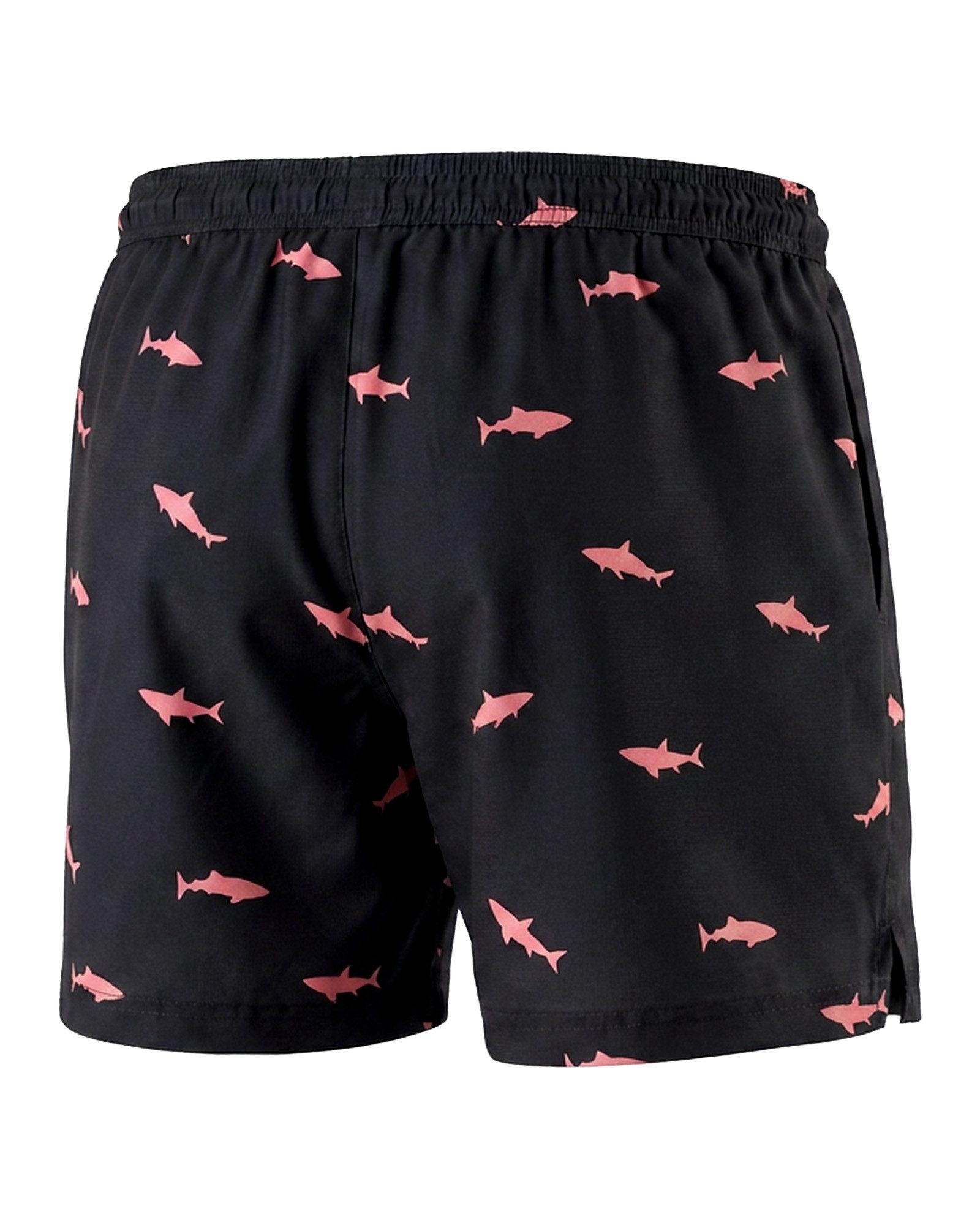 MaaMgic Shorts Herren Stretch kurze Hose Männer Badehose mit Reißverschlusstaschen (1-tlg) – Bild 5 von 5