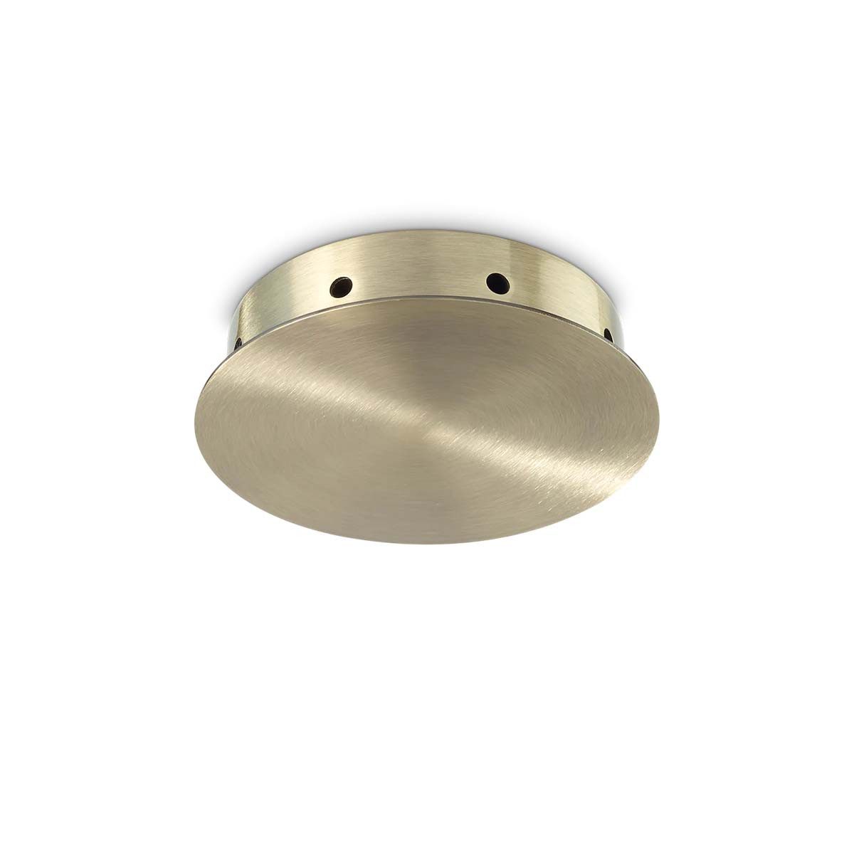 Ideal Lux Lampen-Verteiler Lampen Baldachin magnetisch rund 8-fach Ø: 15 cm, H: 3,5 cm, Messing