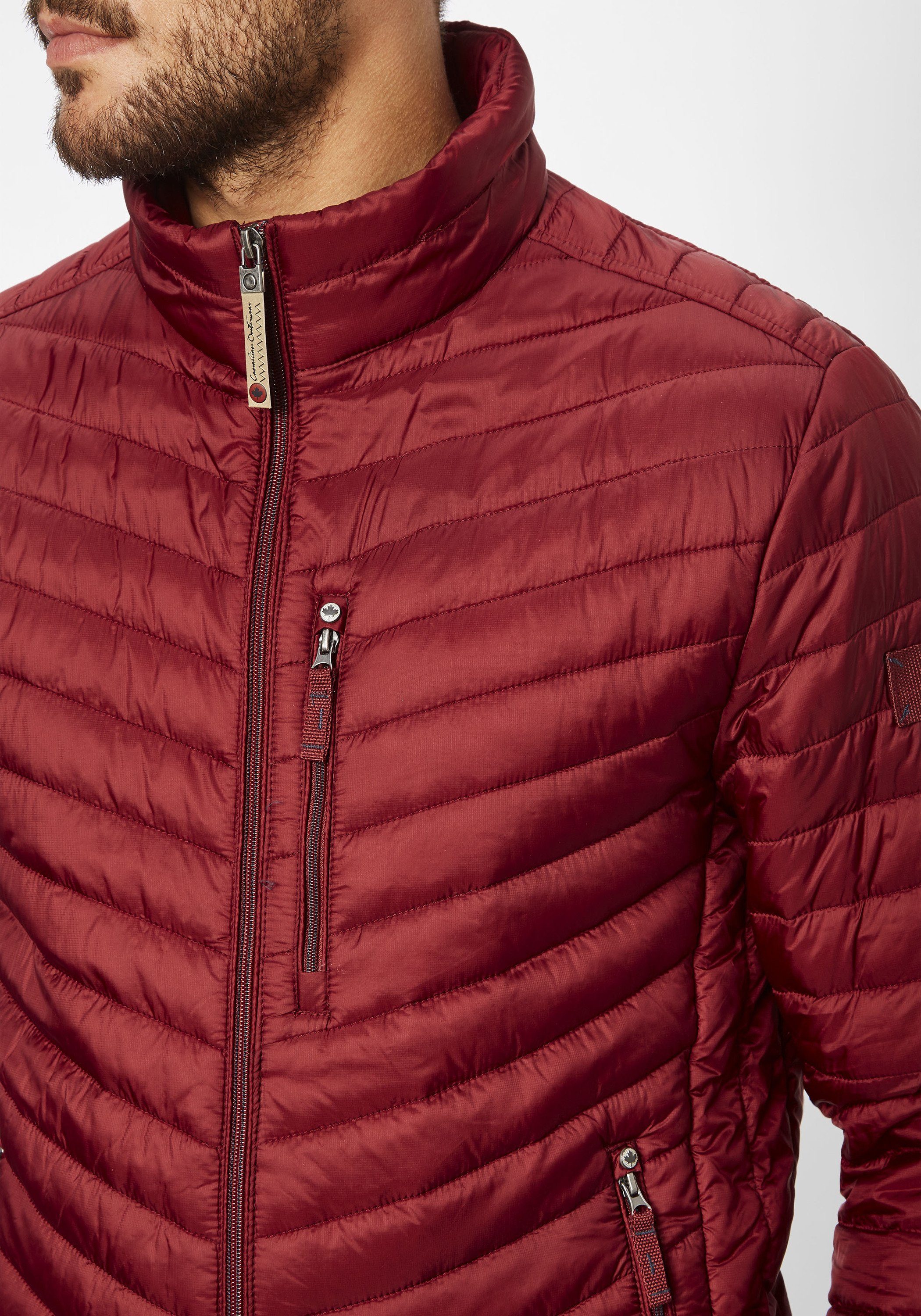 dk. Walker Redpoint Steppjacke Sommerjacke federleichte red