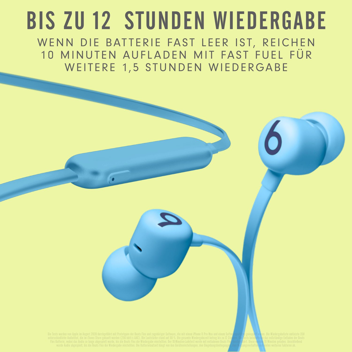 Beats by Dr. Dre Beats Flex wireless In-Ear-Kopfhörer (Freisprechfunktion, Rauschunterdrückung, Sprachsteuerung, Bluetooth, mit Apple W1-Chip)
