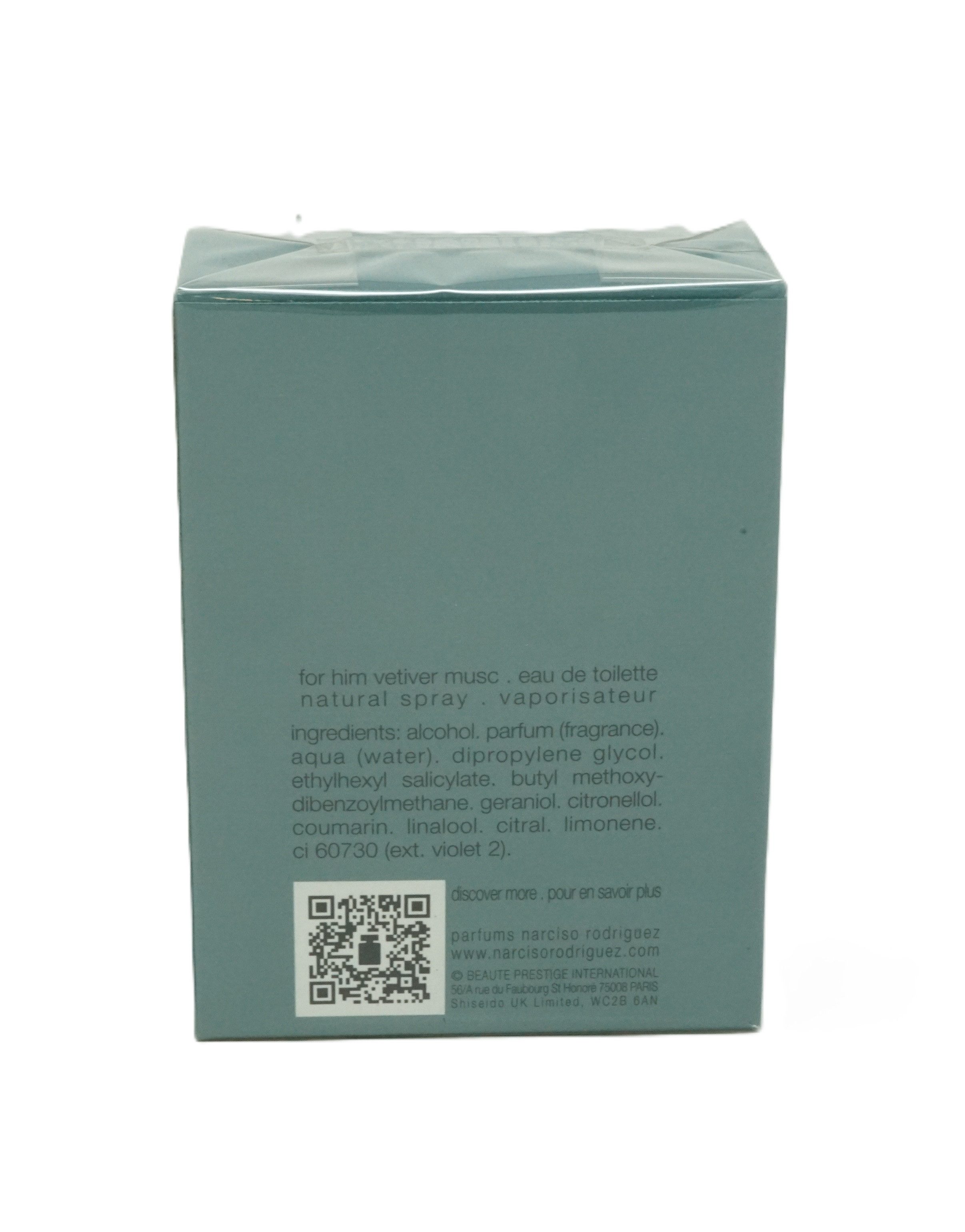 narciso rodriguez Eau de Toilette Narciso Rodriguez For Him Vetiver Musc Eau de Toilette 50 ml