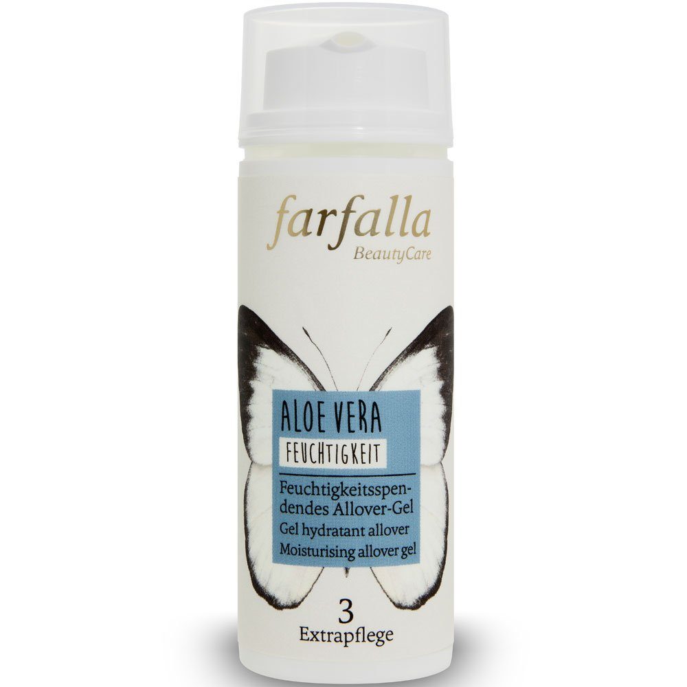 Farfalla Essentials AG Hautpflegegel Aloe Vera Feuchtigkeitsspendendes Allover-Gel, 50 ml