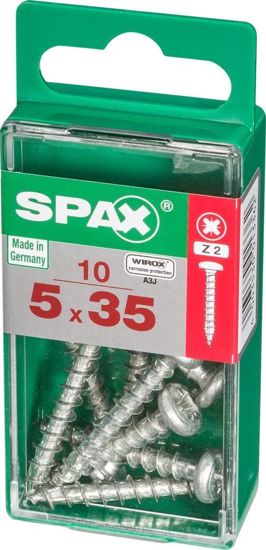 Holzbauschraube 5.0 Universalschrauben 35 TX - SPAX x mm 20 10 Spax