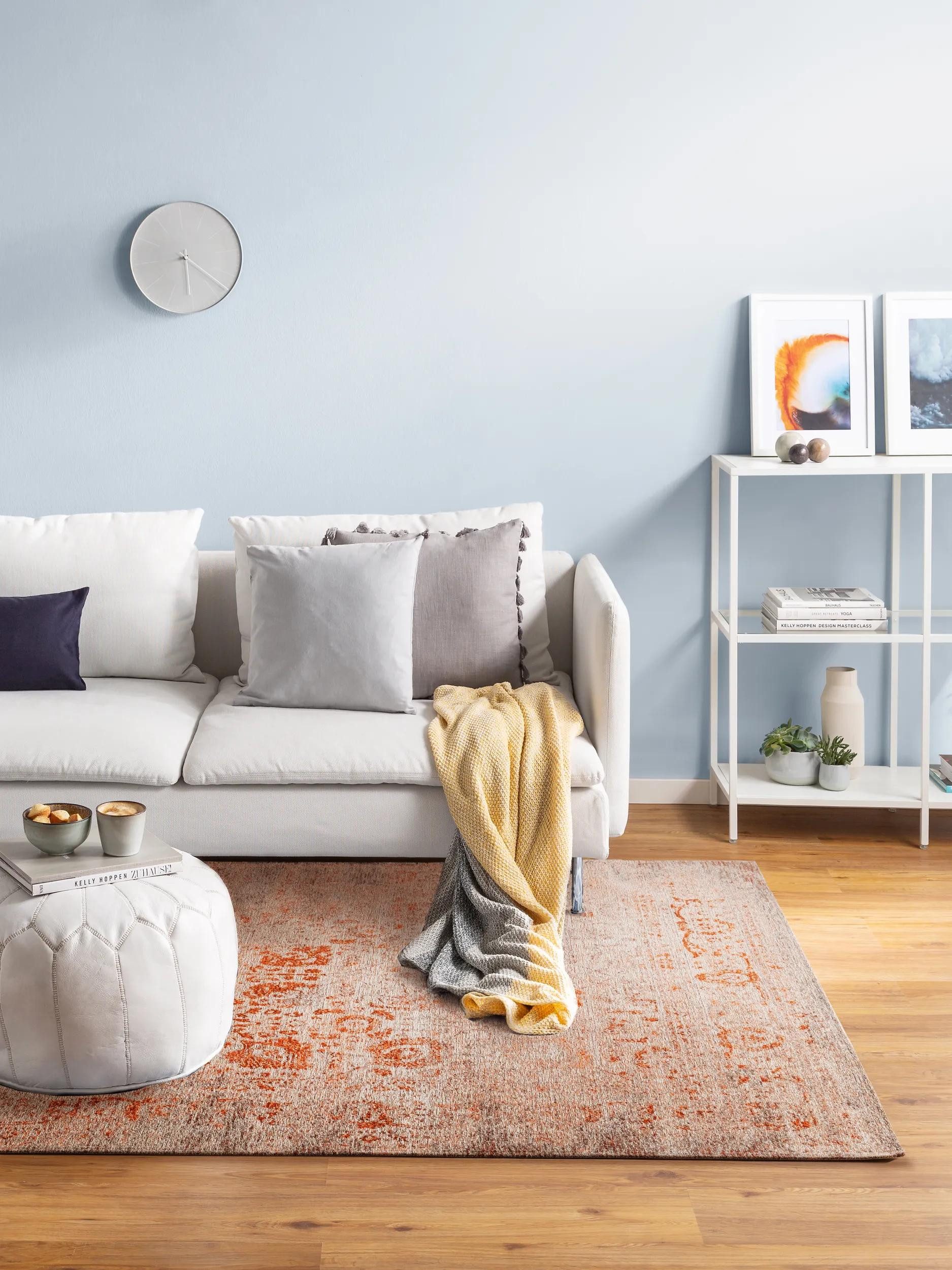 benuta Teppich Tosca, rechteckig, Höhe: 5 mm, Teppich Wohn-, Ess- und Schlafzimmer, Flur, Kunstfaser, Gemütlich