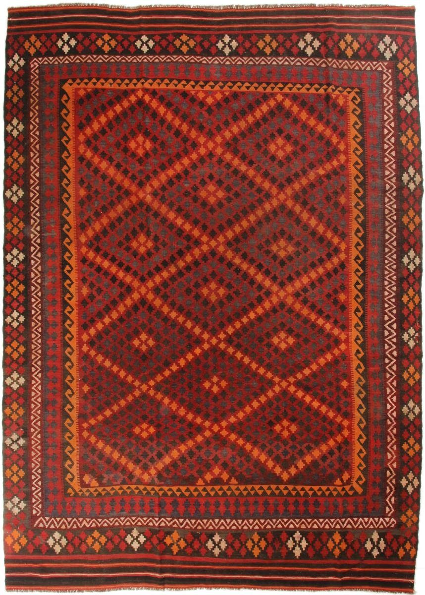Orientteppich Kelim Afghan Antik 260x351 Handgewebter Orientteppich, Nain Trading, rechteckig, Höhe: 3 mm