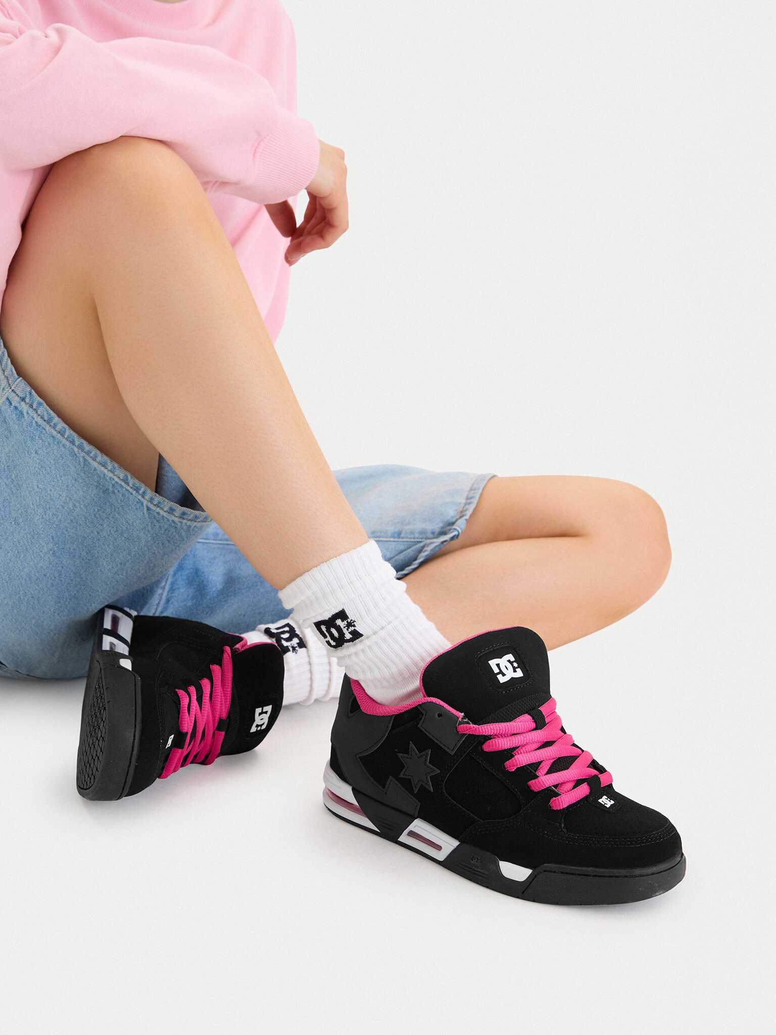 DC Shoes Dc Shoes Damen-Sneakers Schwarz DC SHOES-EO-DC COMMAND DC02744004 Schw Sneaker