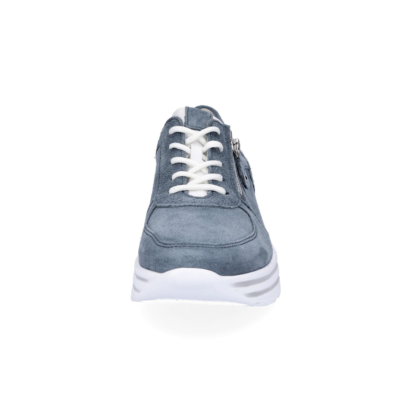 Waldläufer Waldläufer Damen Plateau Leder Sneaker blau Sneaker