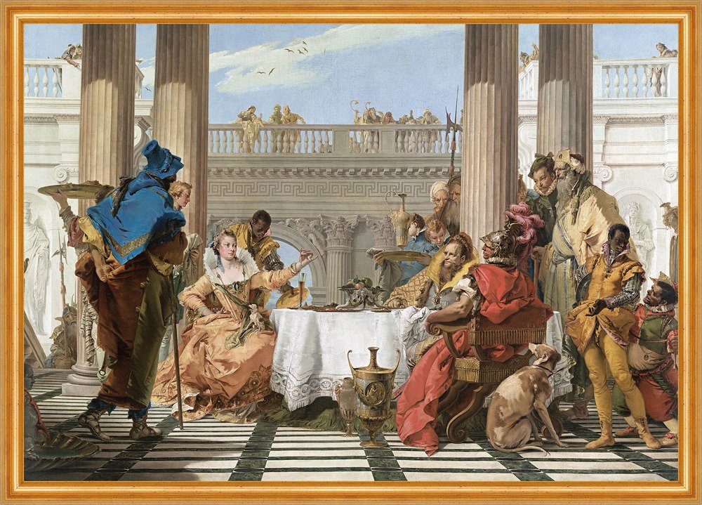 Kunstdruck The Banquet of Cleopatra Giovanni Battista Tiepolo Königin B A2 02101