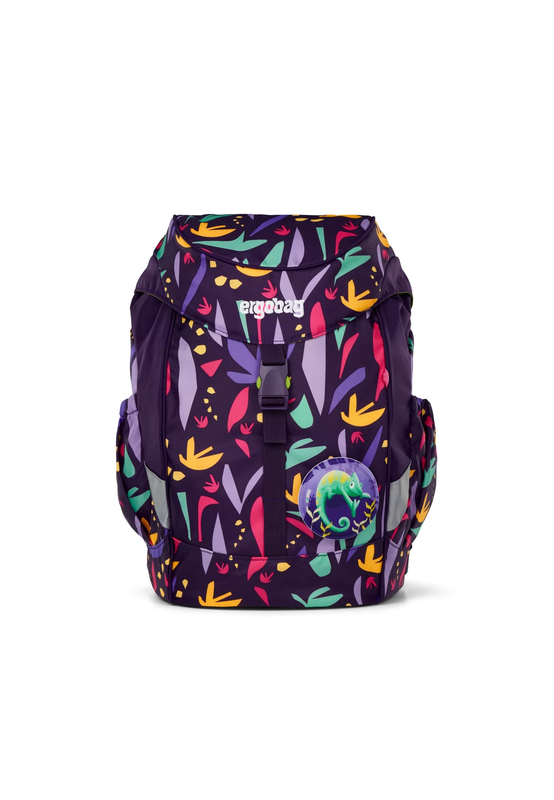 ergobag Kinderrucksack mini, aus 16 recycelten PET-Flaschen (0,5 l)