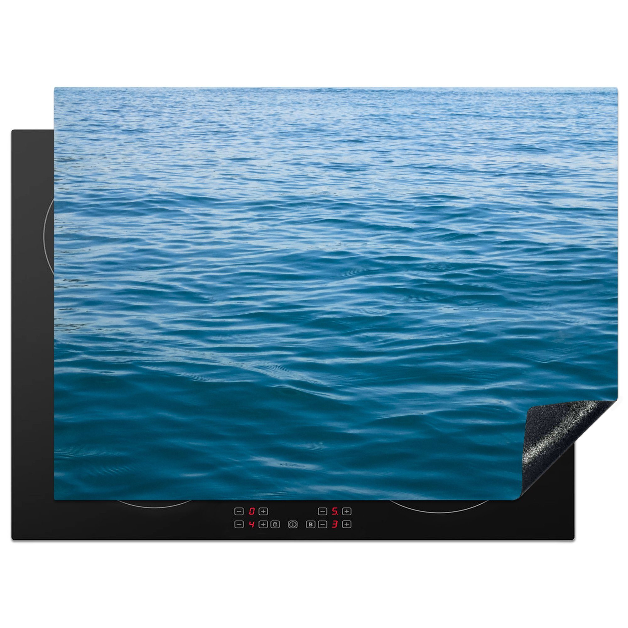 MuchoWow Herdblende-/Abdeckplatte Meer - Blau - Ozean, Vinyl, (1 tlg), 71x52 cm, Induktionskochfeld Schutz für die küche, Ceranfeldabdeckung