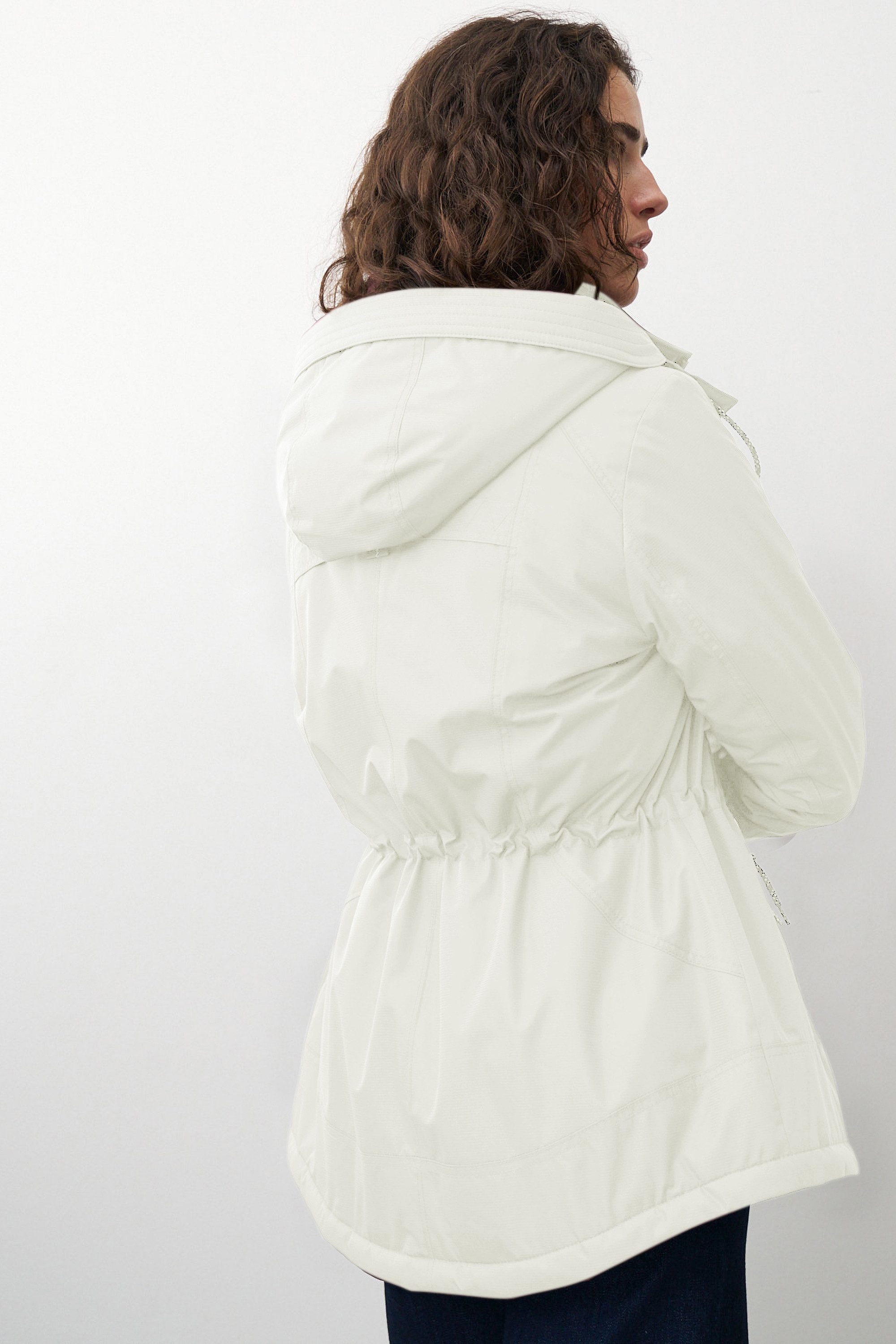 Barbara Lebek Funktionsjacke Übergangsjacke oder Outdoorjacke mit abknöpfbarer Kapuze
