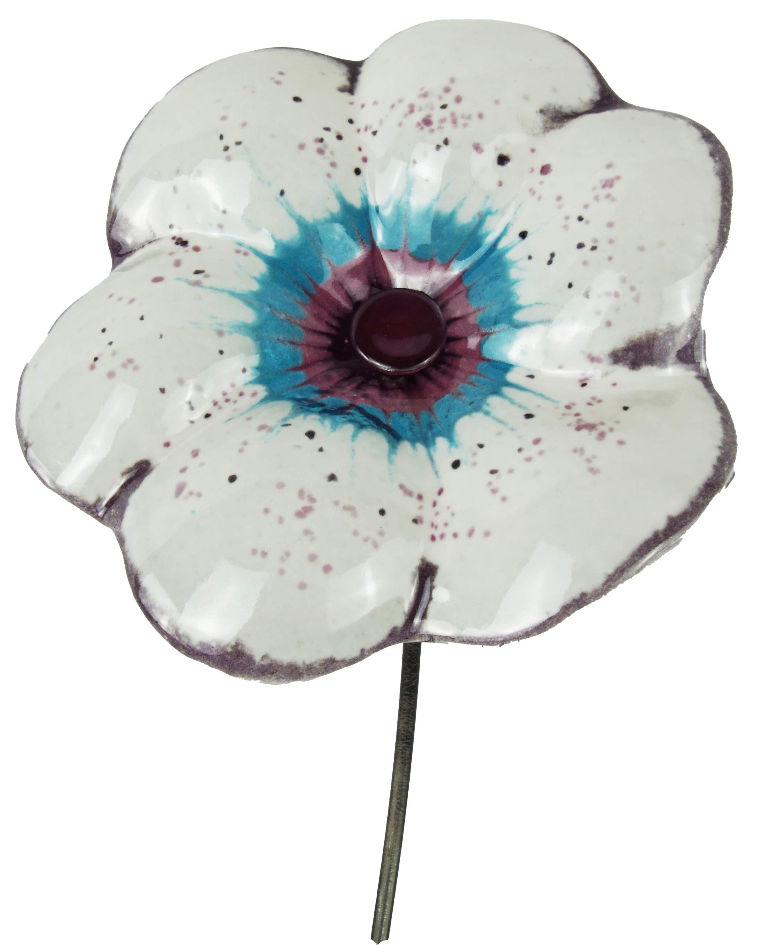 Cwwn Gartenstecker Zauberhafter Gartenstecker Glasblume ca. günstig online kaufen