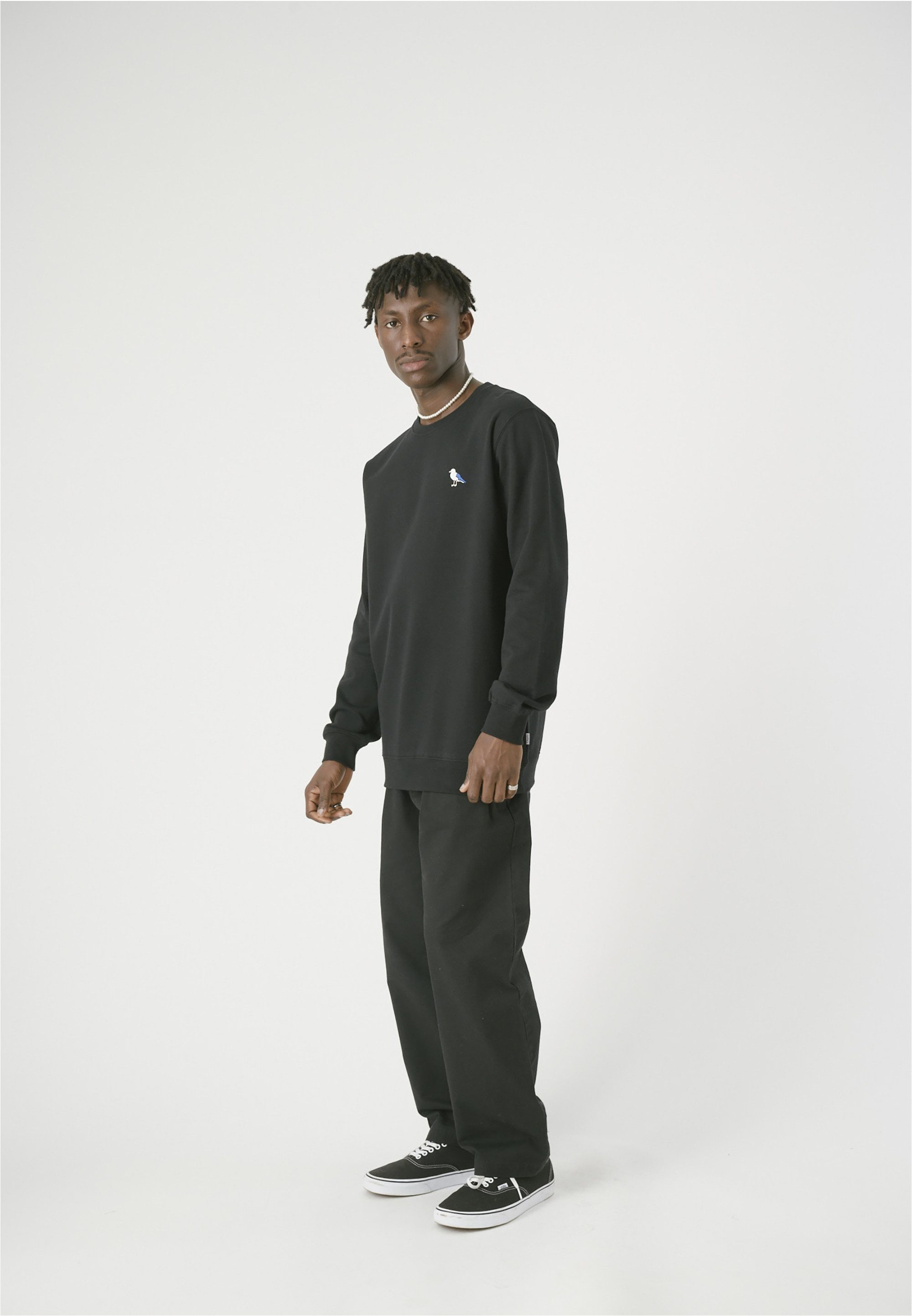 Cleptomanicx Sweatshirt Embro Gull mit kleiner günstig online kaufen