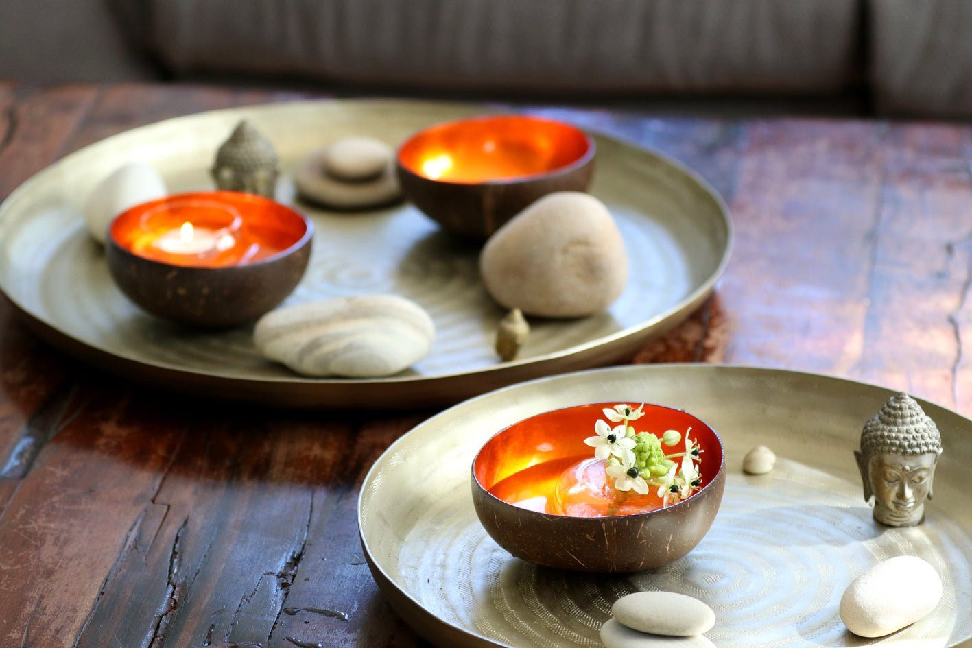 Coconut Bowls Deko-Schale Aus Kokosnuss | Handgemacht, Vegan | Ø Ca. 12-15 Cm