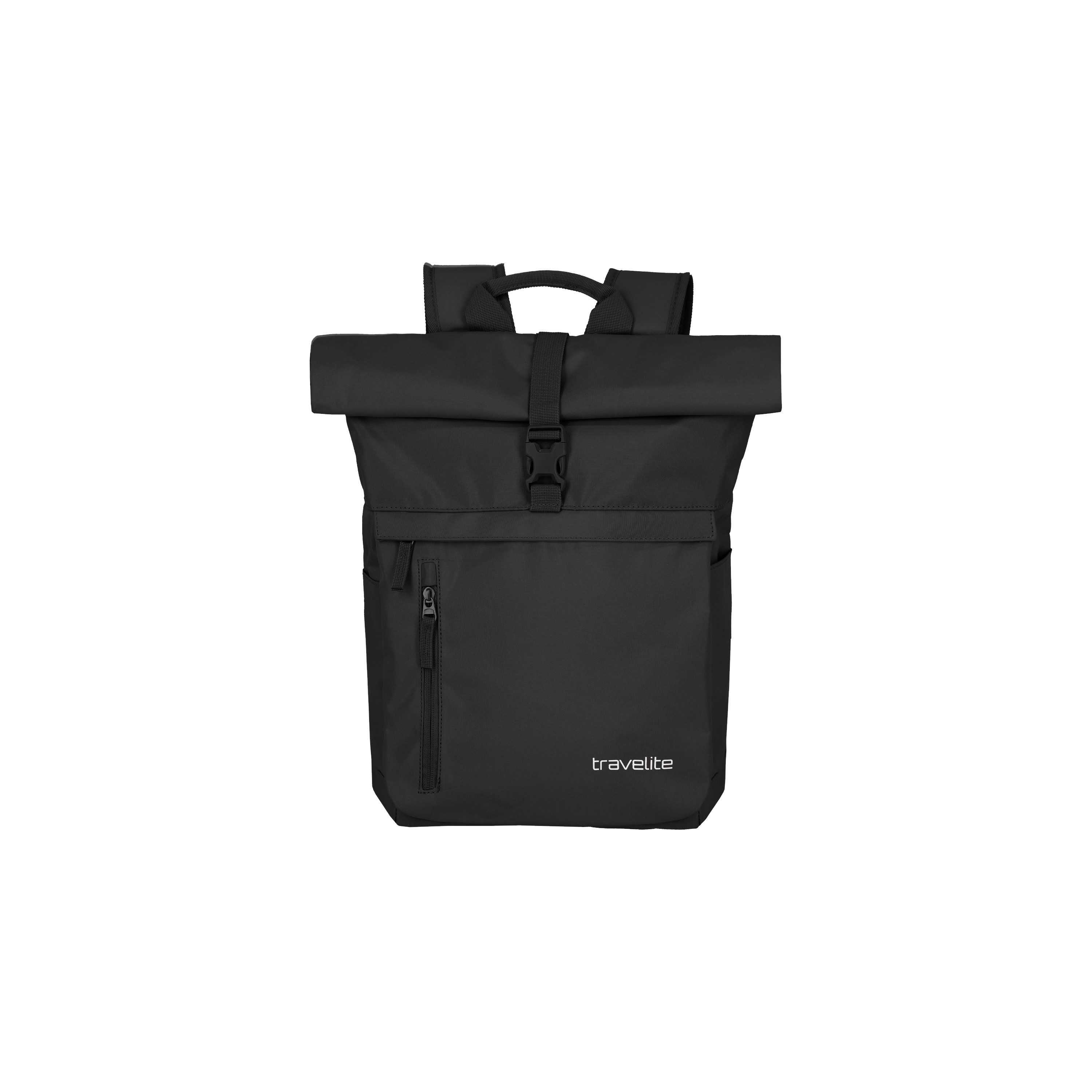 travelite Freizeitrucksack BASICS Rollup Rucksack, mit variablem Rollup-Verschluss