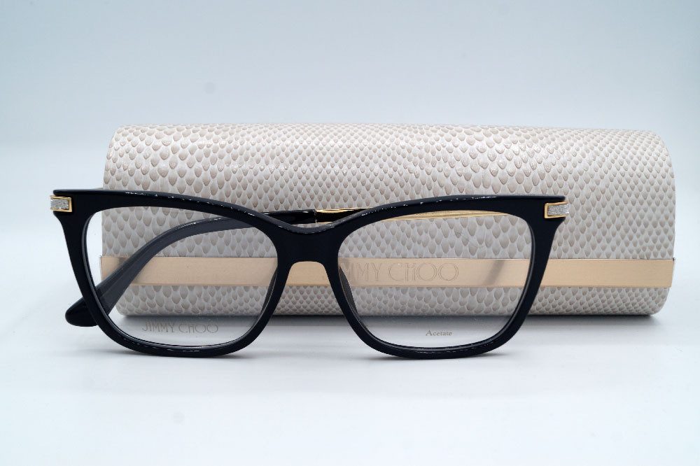 JIMMY CHOO Brillengestell JIMMY CHOO Brillenfassung Brillengestell Eyeglasses Frame JC 353 807