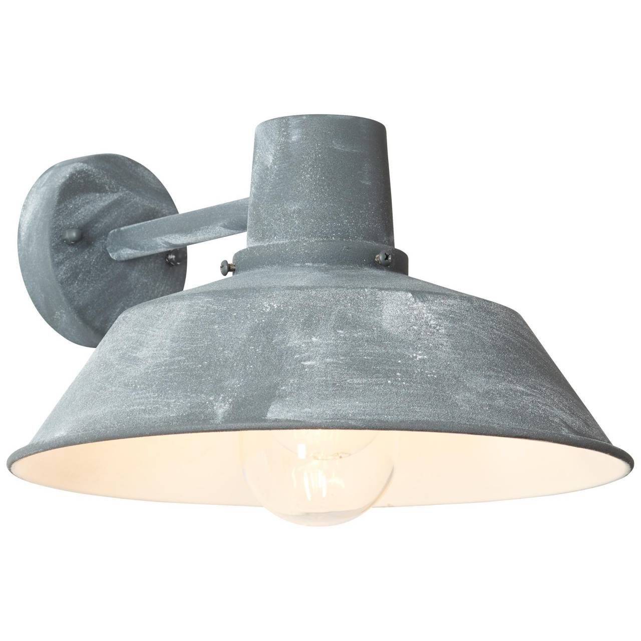 Brilliant LED Außen-Wandleuchte Humphrey, A60, E27, hängend Lampe grau 1x Humphrey Beton Außenwandleuchte 60W