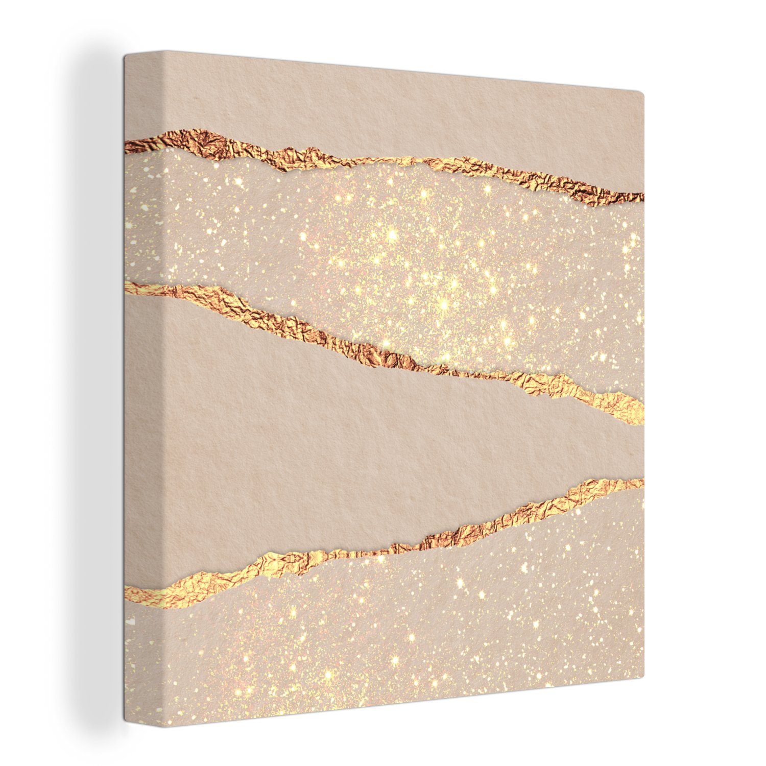 OneMillionCanvasses® Leinwandbild Luxus - Gold - Glitzer - Design - Abstrak günstig online kaufen