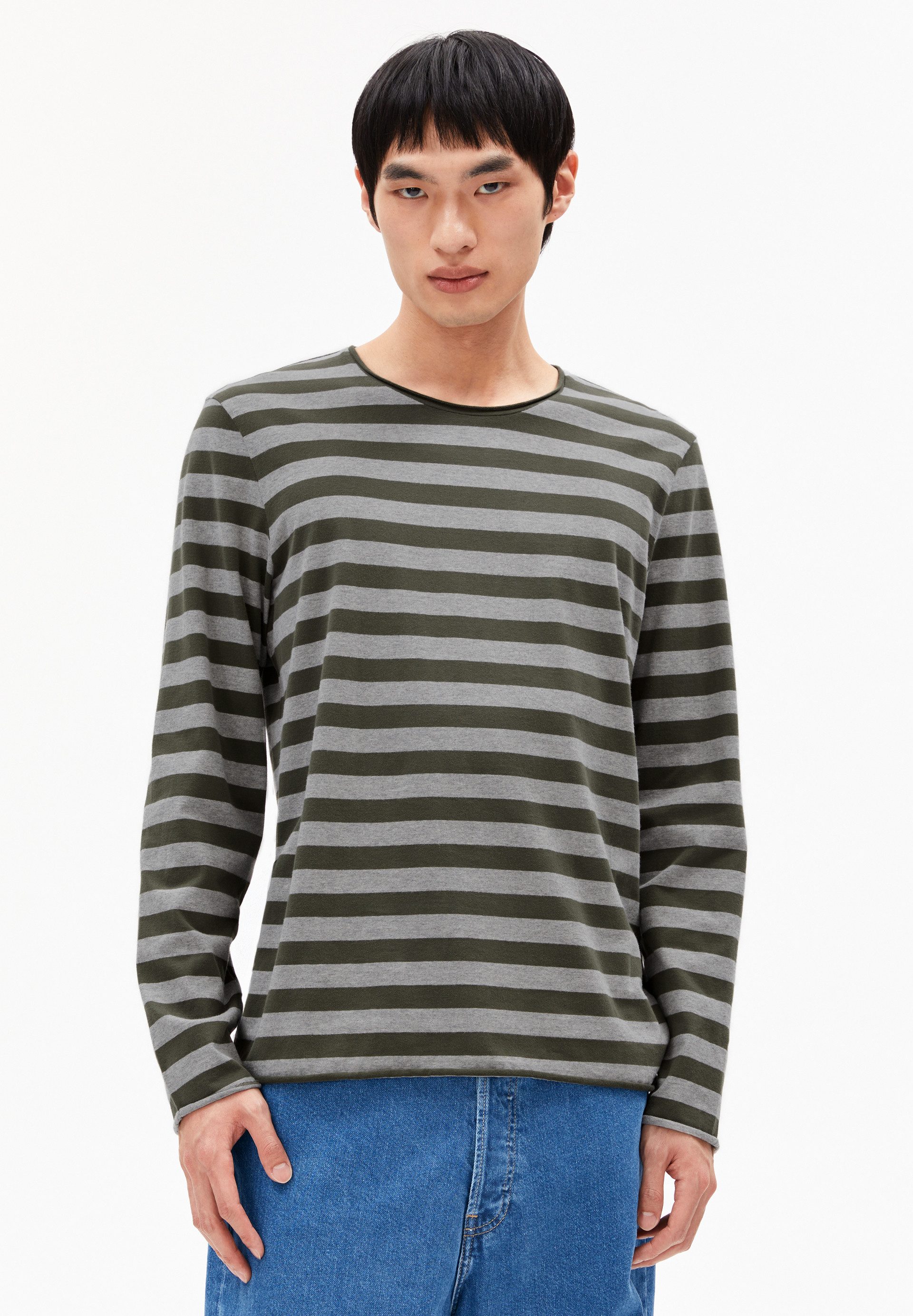 Armedangels Longsleeve MAARKOS LS STRIPES BR günstig online kaufen