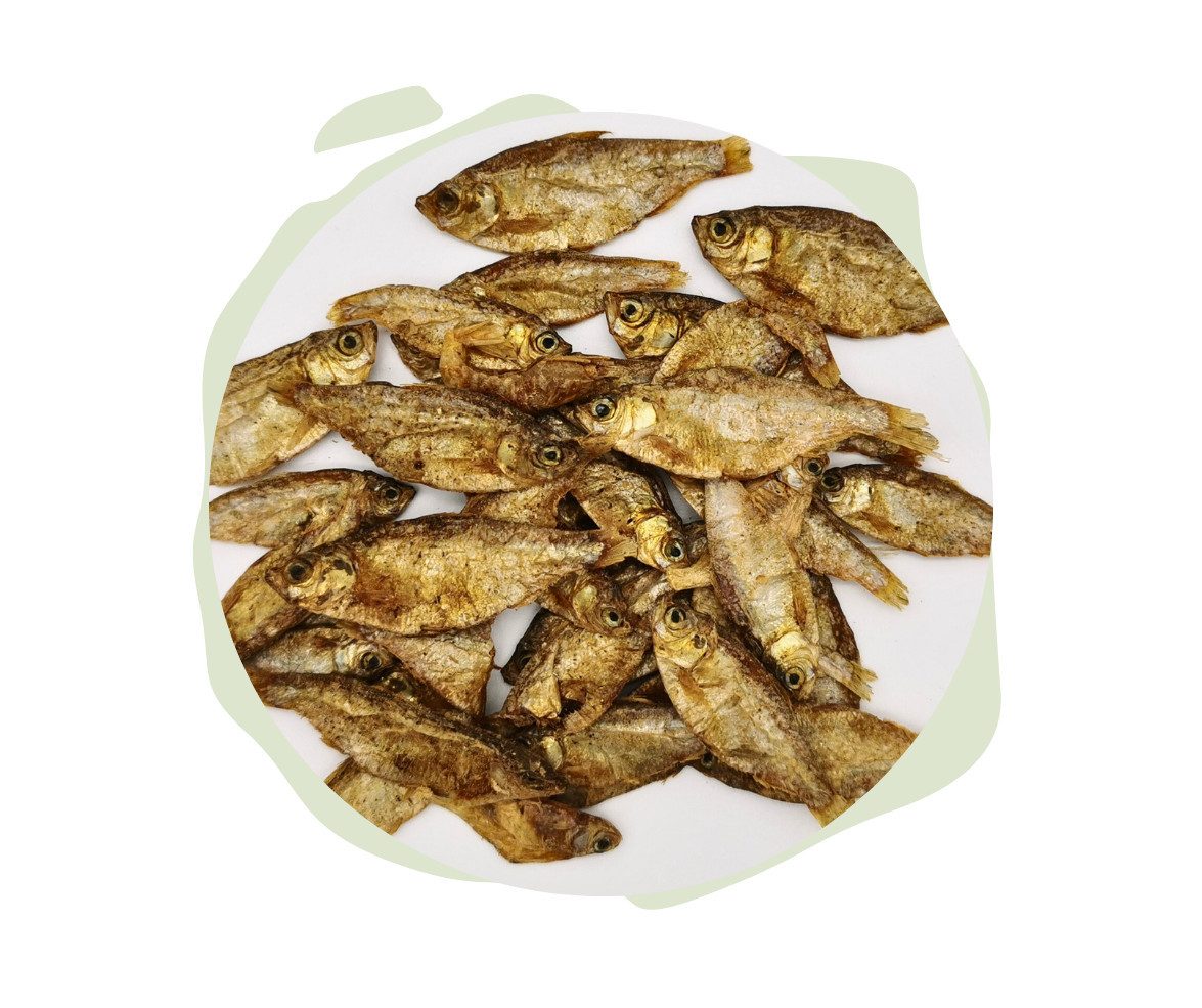 Warnick´s Tierfutterservice Fische getrocknet - Naturfutter für Hund, Katzen und Reptilien, Ergänzungsfutter für: Hunde, Katzen, Schildkröten, Reptilien