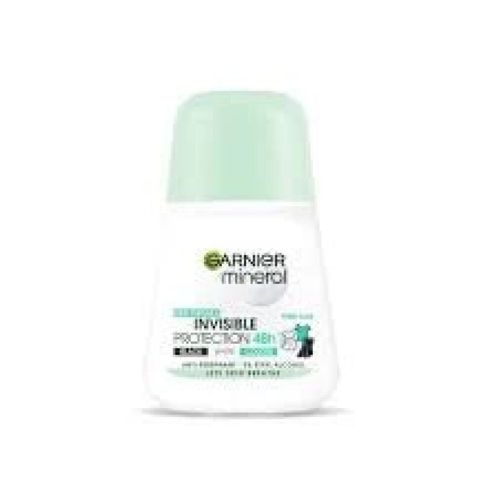 GARNIER Deo-Roller Mineral Roll-on Deodorant 48h Fresh Aloe - Schwarz, Weiß 50ml