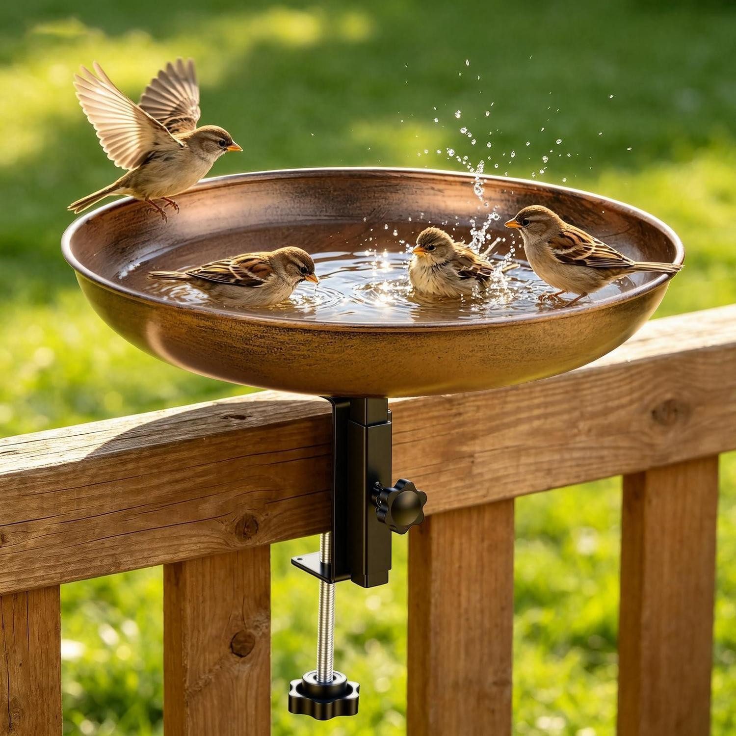 LuxusKollektion Vogeltränke Vogeltränke Metall Hängend Balkon/Garten