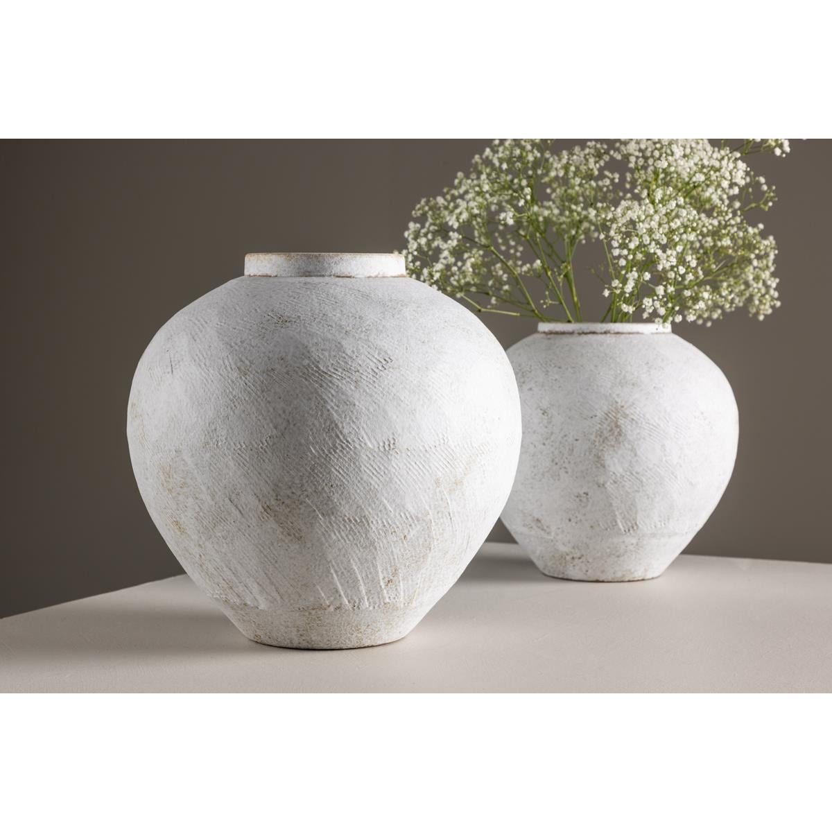 BOURGH Dekovase GLOBE Vase aus Keramik 28x29cm - Dekoration (0 St), in modernem Design