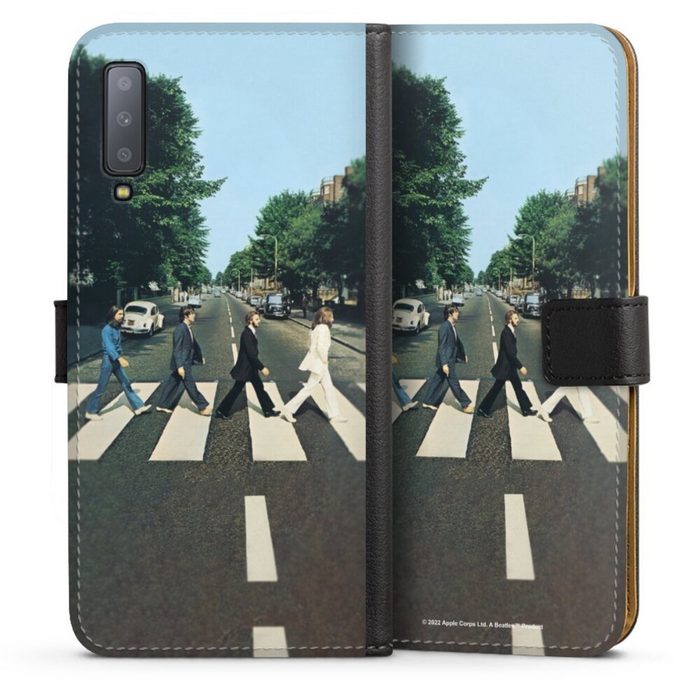 DeinDesign Handyhülle Abbey Road The Beatles Musik The Beatles - Abbey Road Samsung Galaxy A7 Duos (2018) Hülle Handy Flip Case Wallet Cover