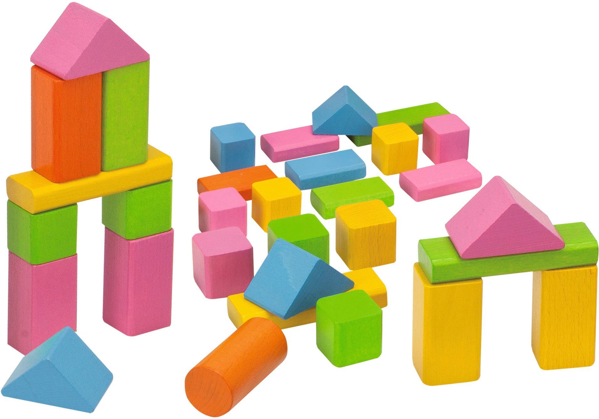 Eichhorn Bunte Holzbausteine Spielbauklötze, Made in Germany – Bild 3 von 5