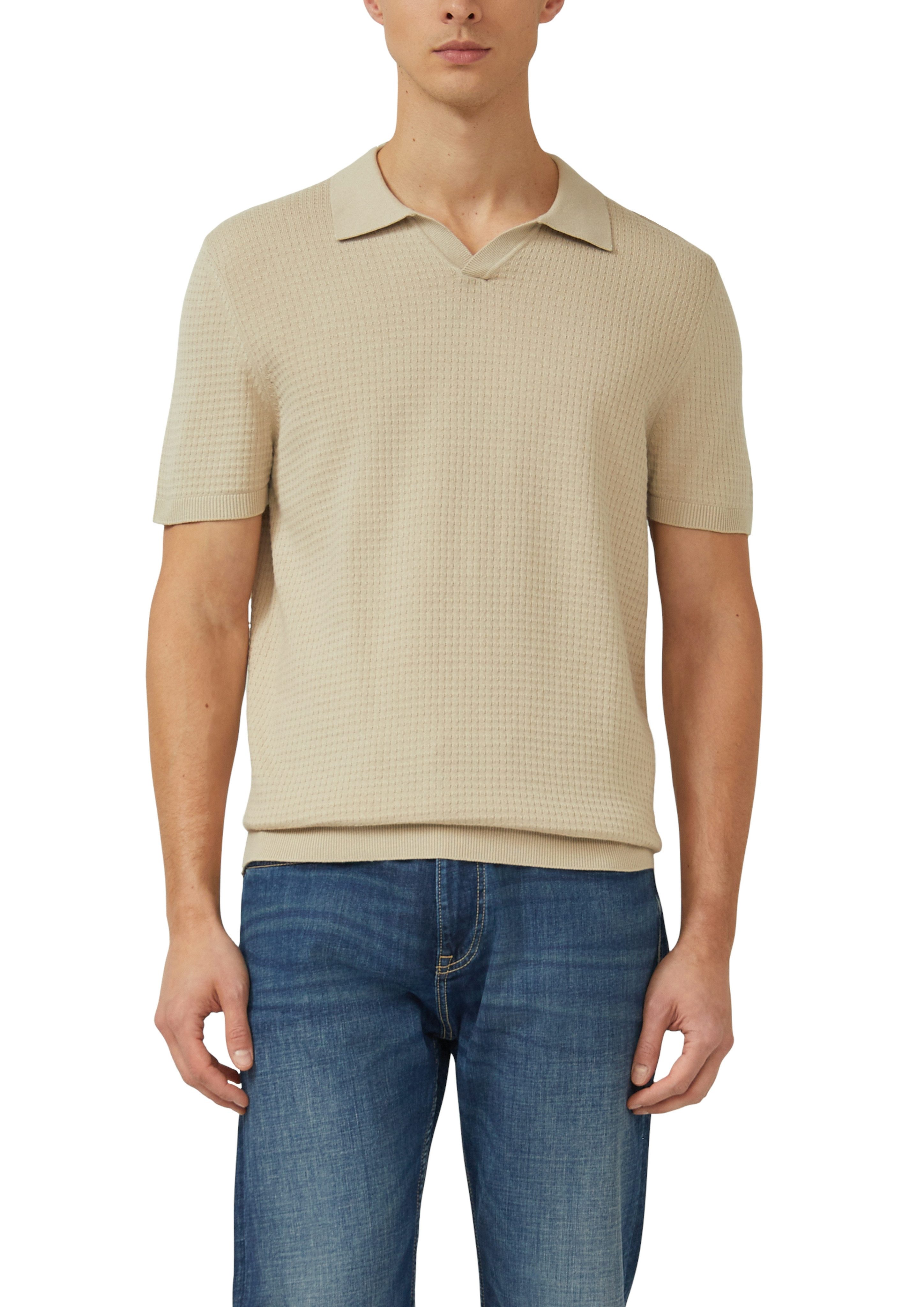 s.Oliver Poloshirt mit Rippbündchen
