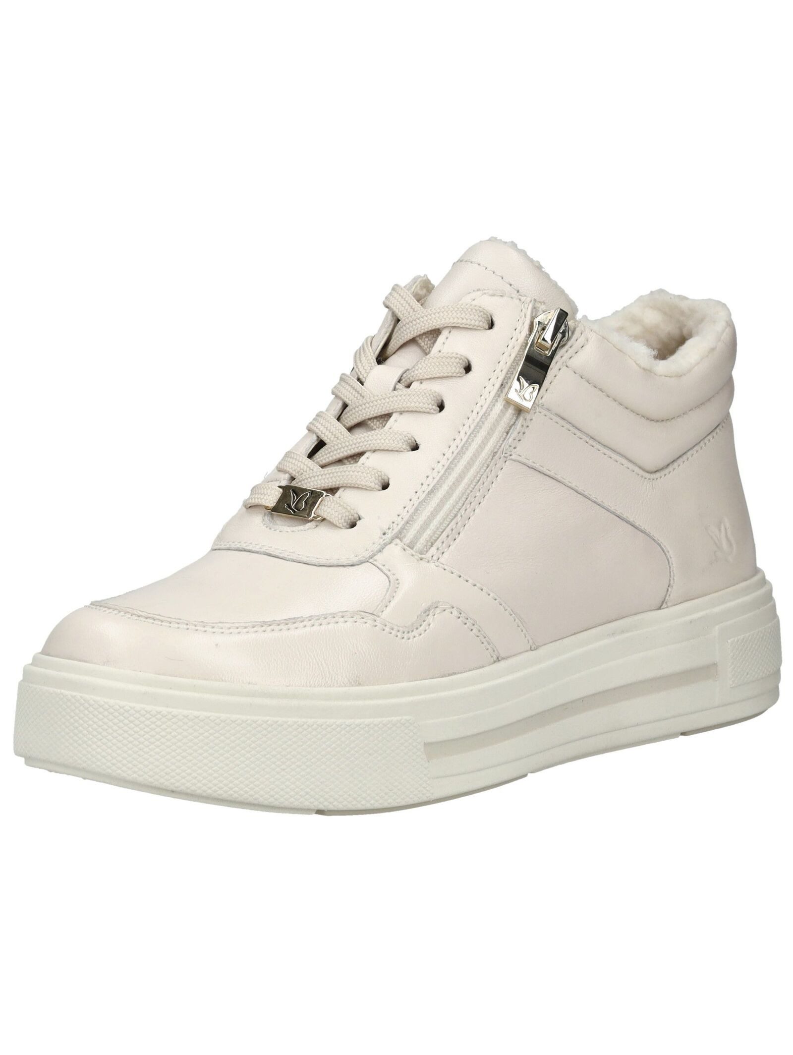 Stiefelette Leder . Schnürstiefelette