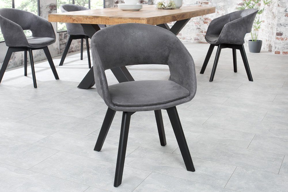 riess-ambiente Polsterstuhl NORDIC STAR antik grau günstig online kaufen