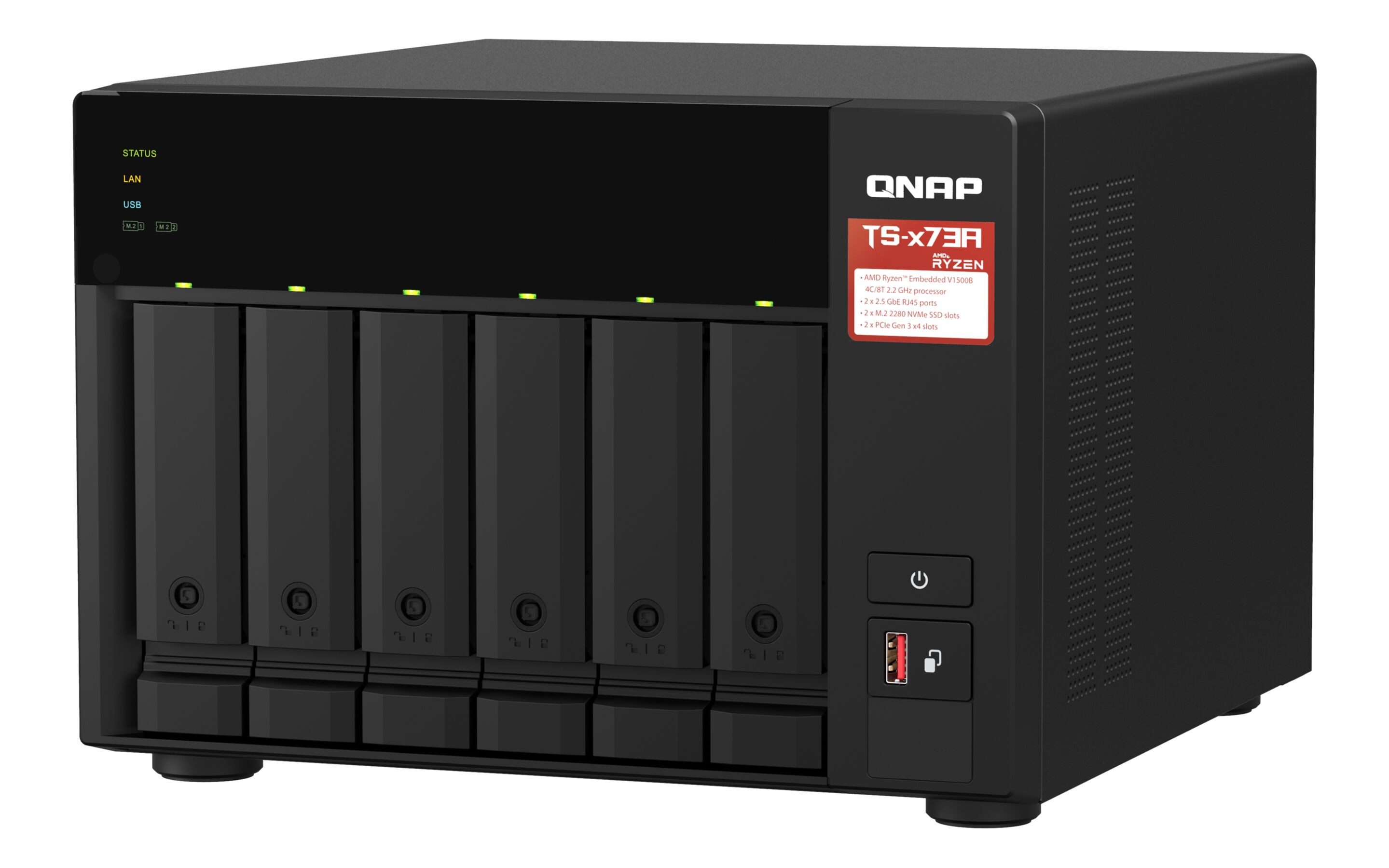 QNAP TS-673A NAS-Server